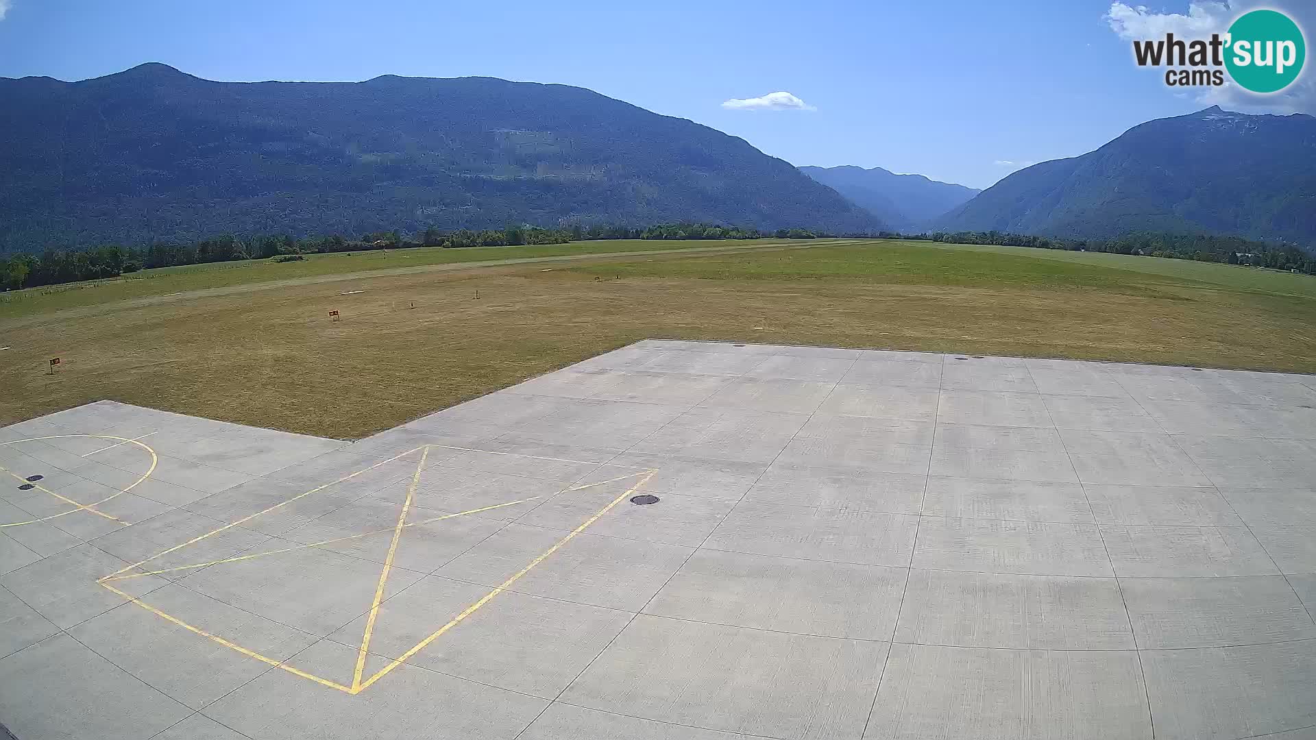 Webcam de l’aéroport de Bovec – Skydive Bovec