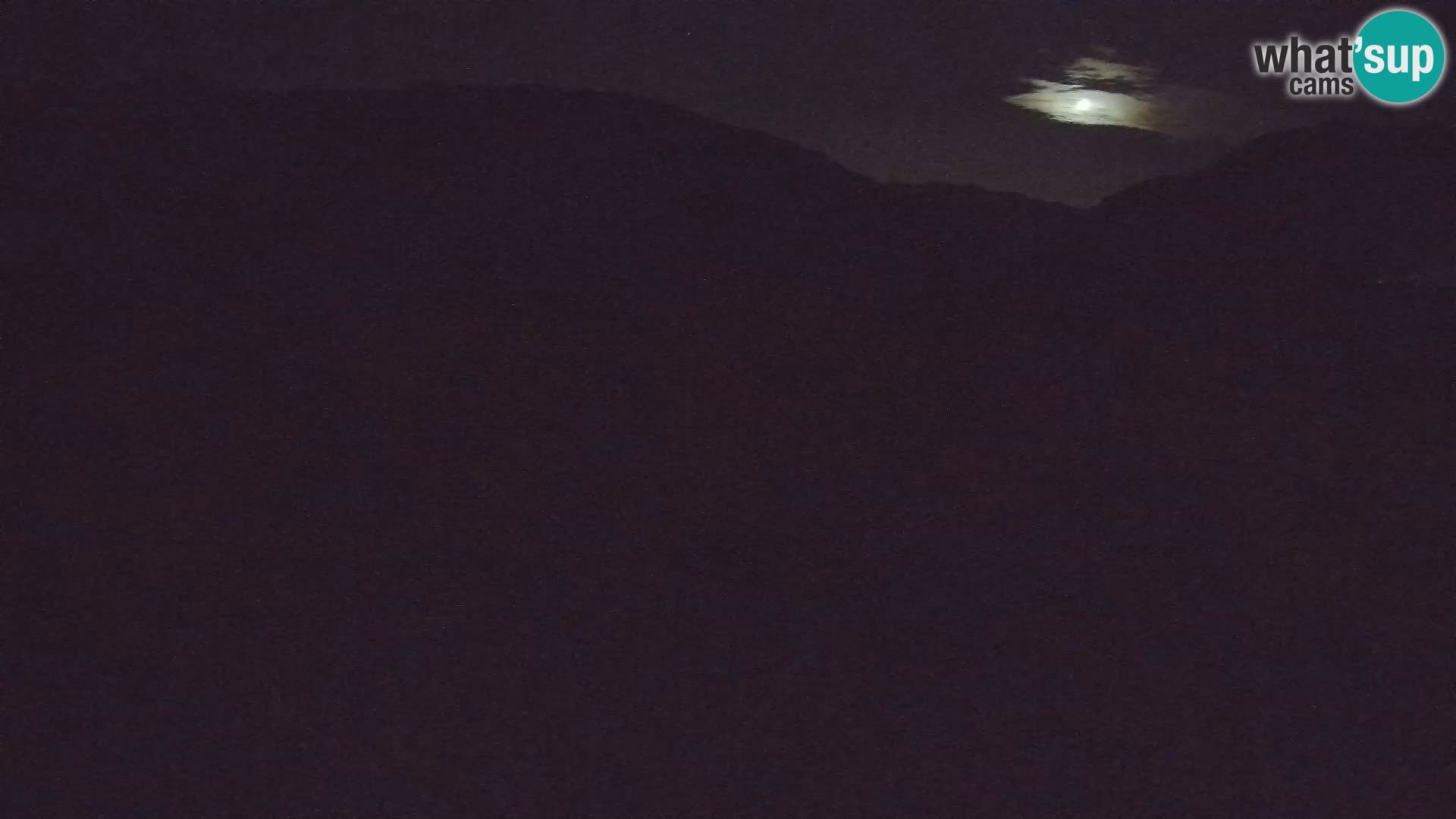 Webcam aereoporto di Bovec (Plezzo) – Vista verso il Kanin