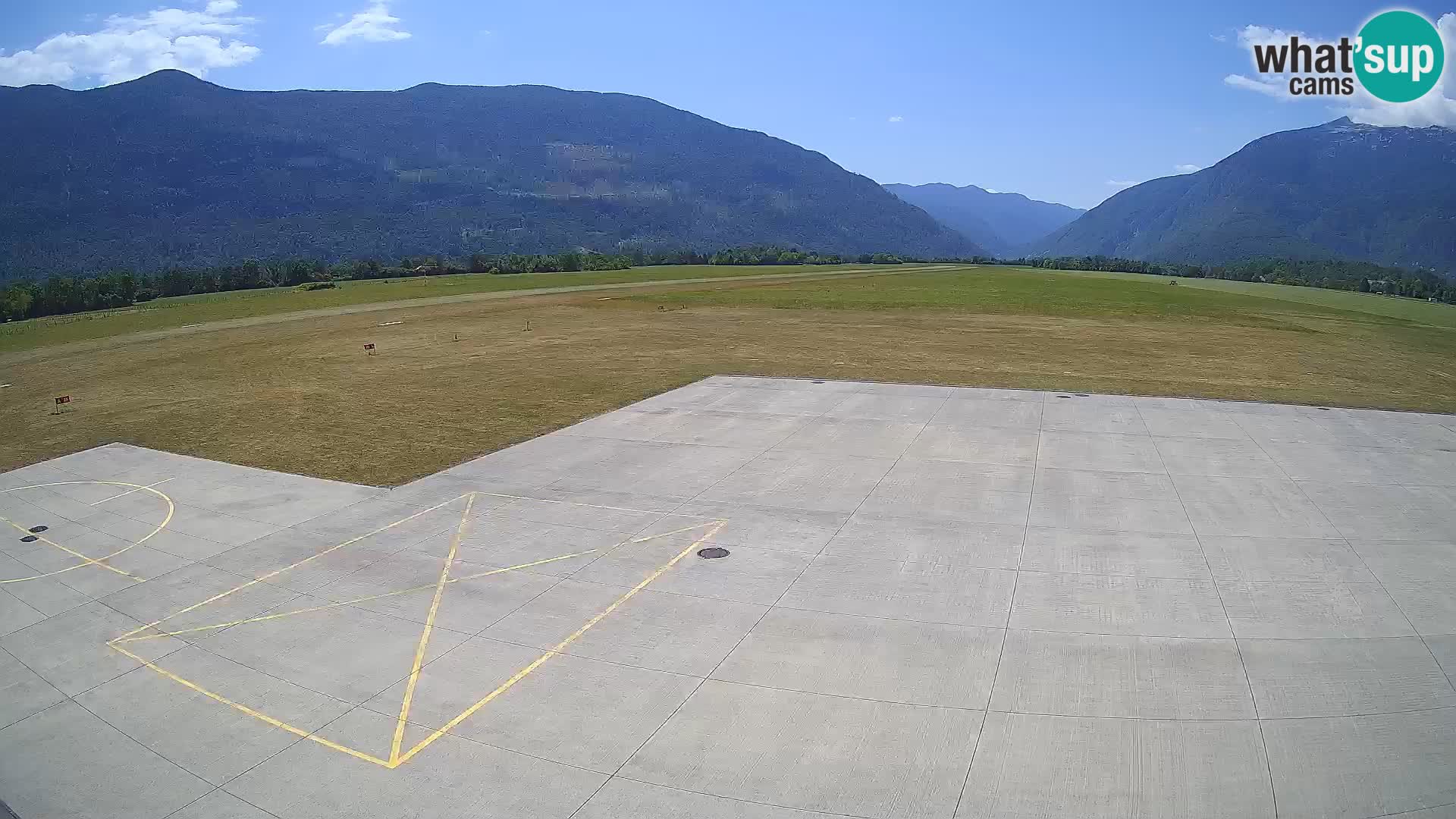 Cámara web del aeropuerto de Bovec – Skydive Bovec
