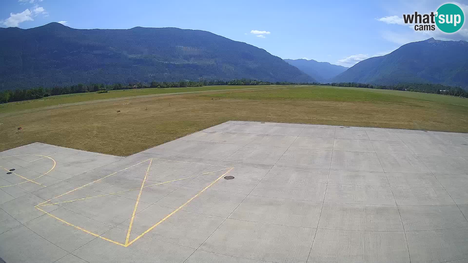 Webcam de l’aéroport de Bovec – Skydive Bovec