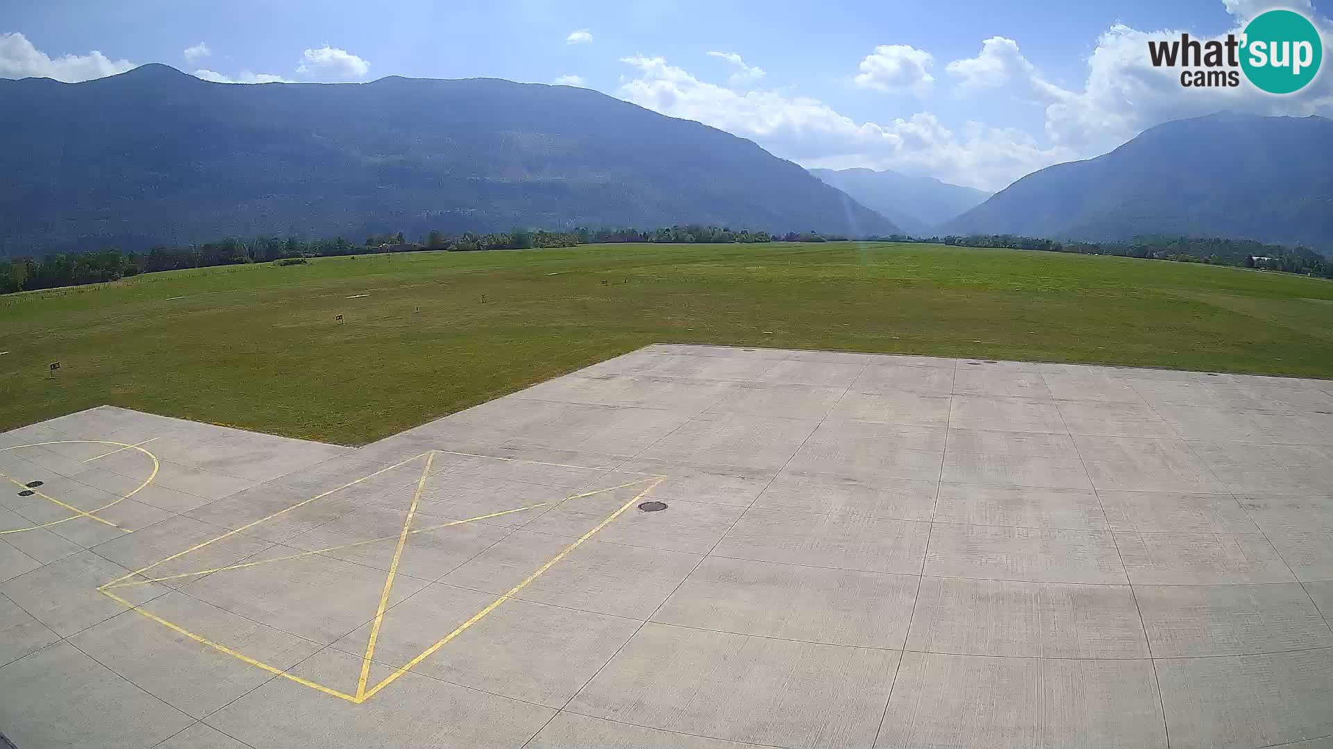 Cámara web del aeropuerto de Bovec – Skydive Bovec
