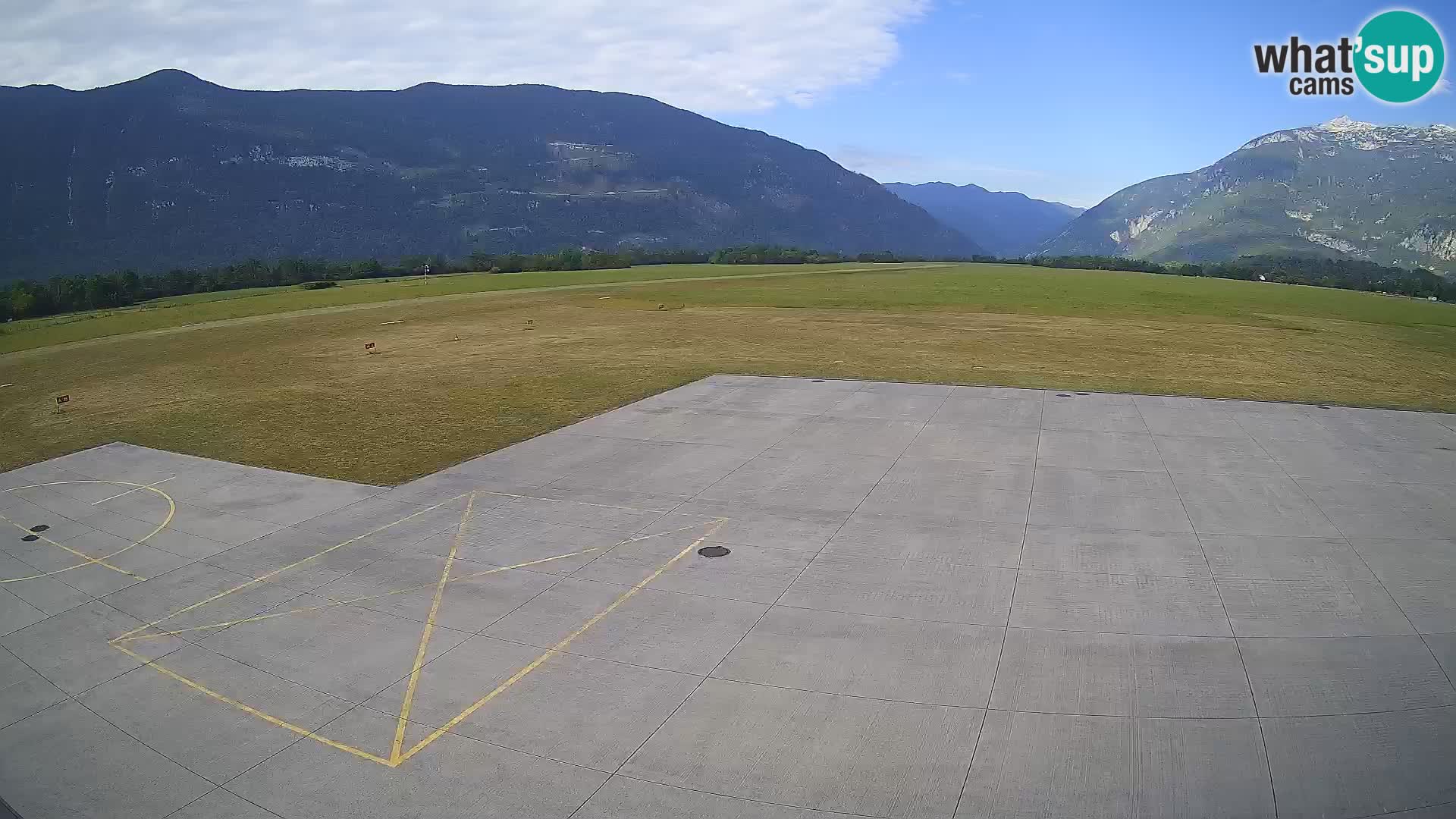 Webcam de l’aéroport de Bovec – Skydive Bovec