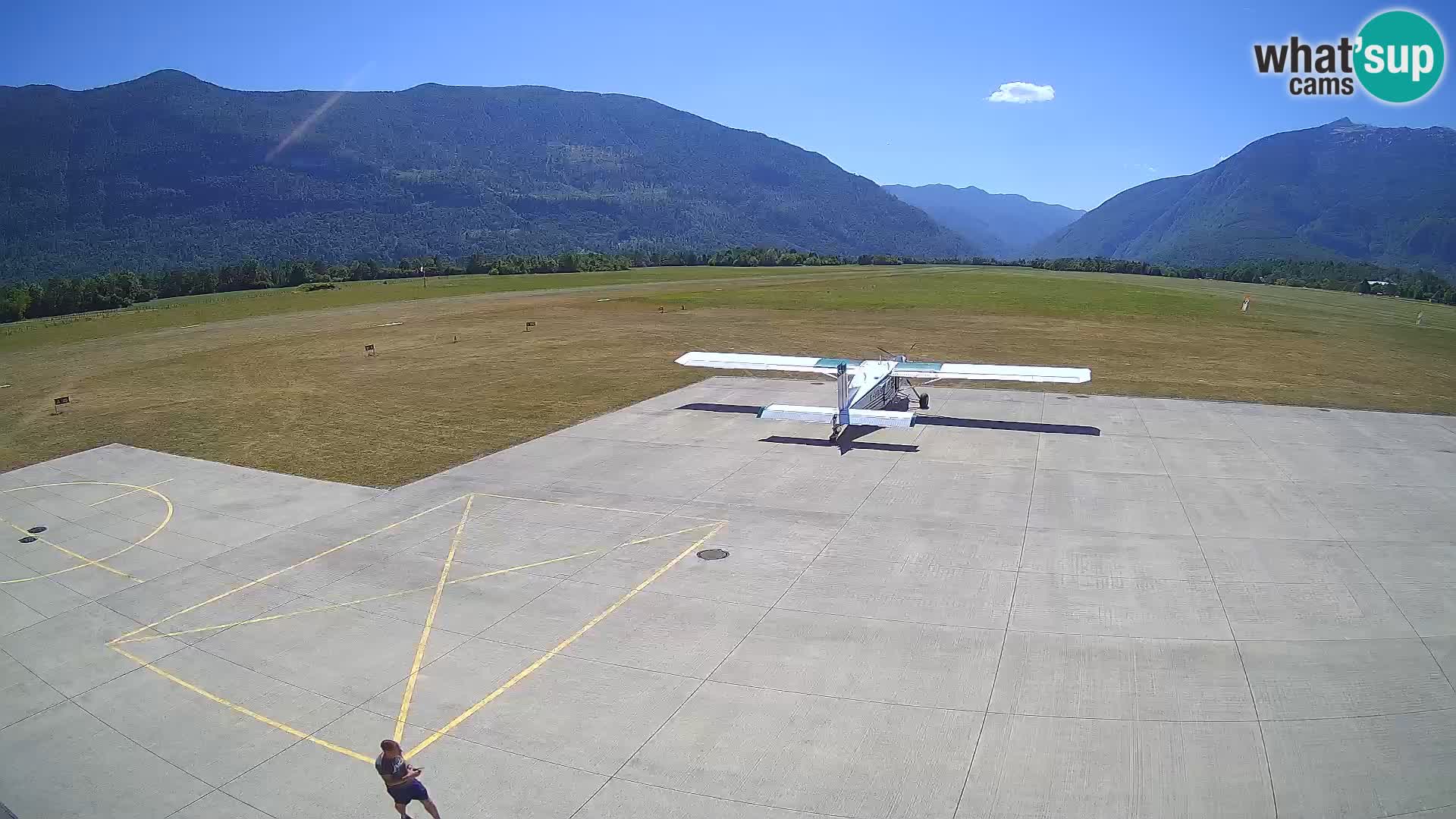 Cámara web del aeropuerto de Bovec – Skydive Bovec