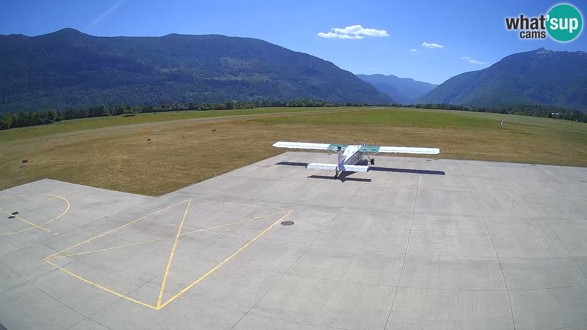 Cámara web del aeropuerto de Bovec – Skydive Bovec