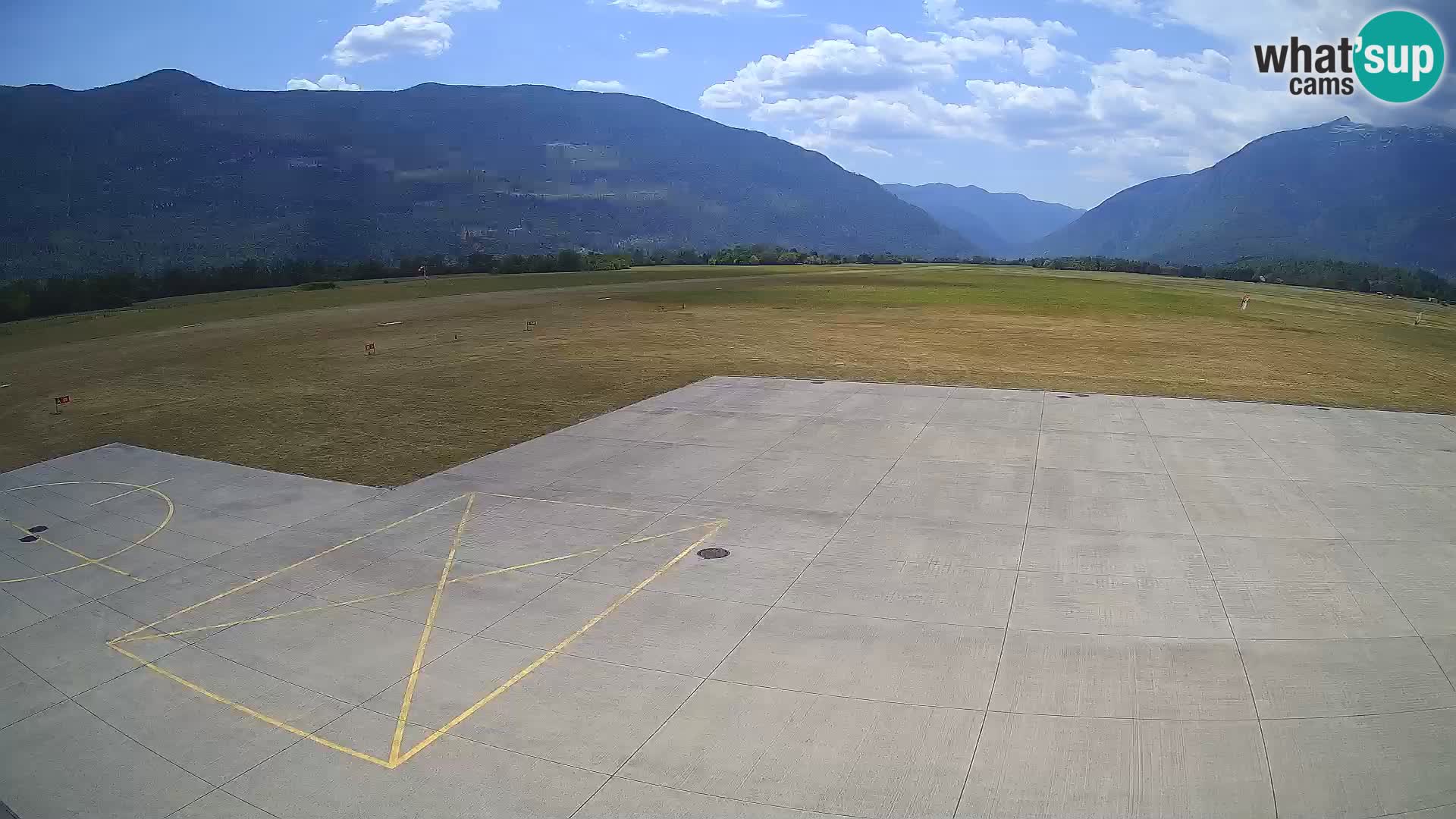 Live-Webcam Flughafen Bovec – Blick auf Kanin