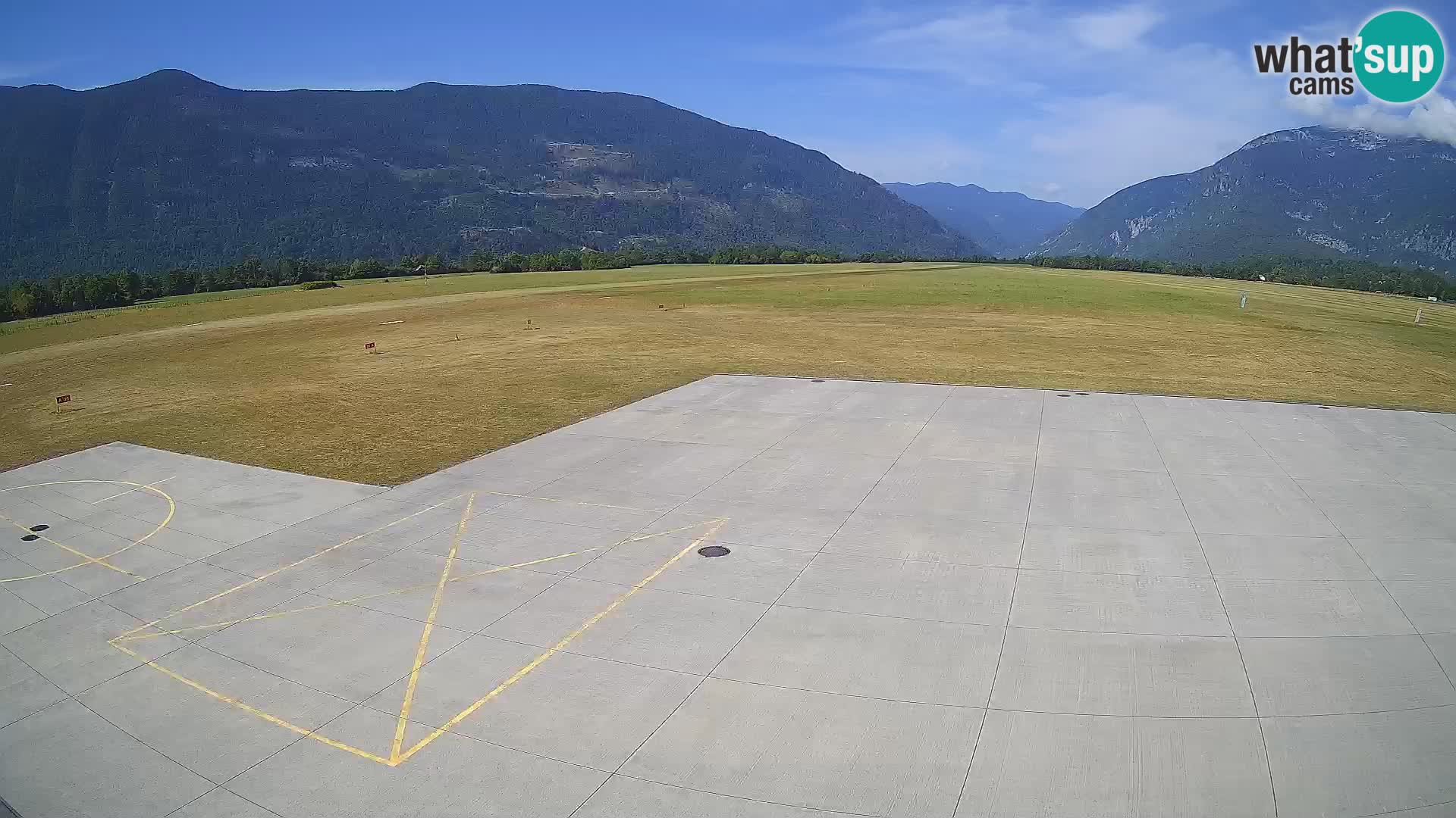 Webcam de l’aéroport de Bovec – Skydive Bovec