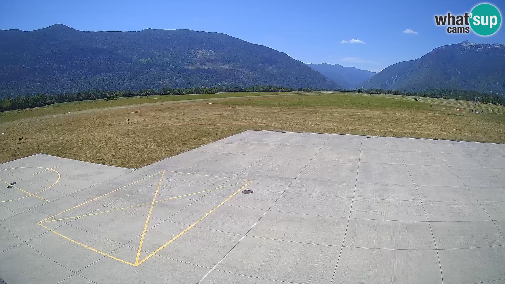 Webcam de l’aéroport de Bovec – Skydive Bovec