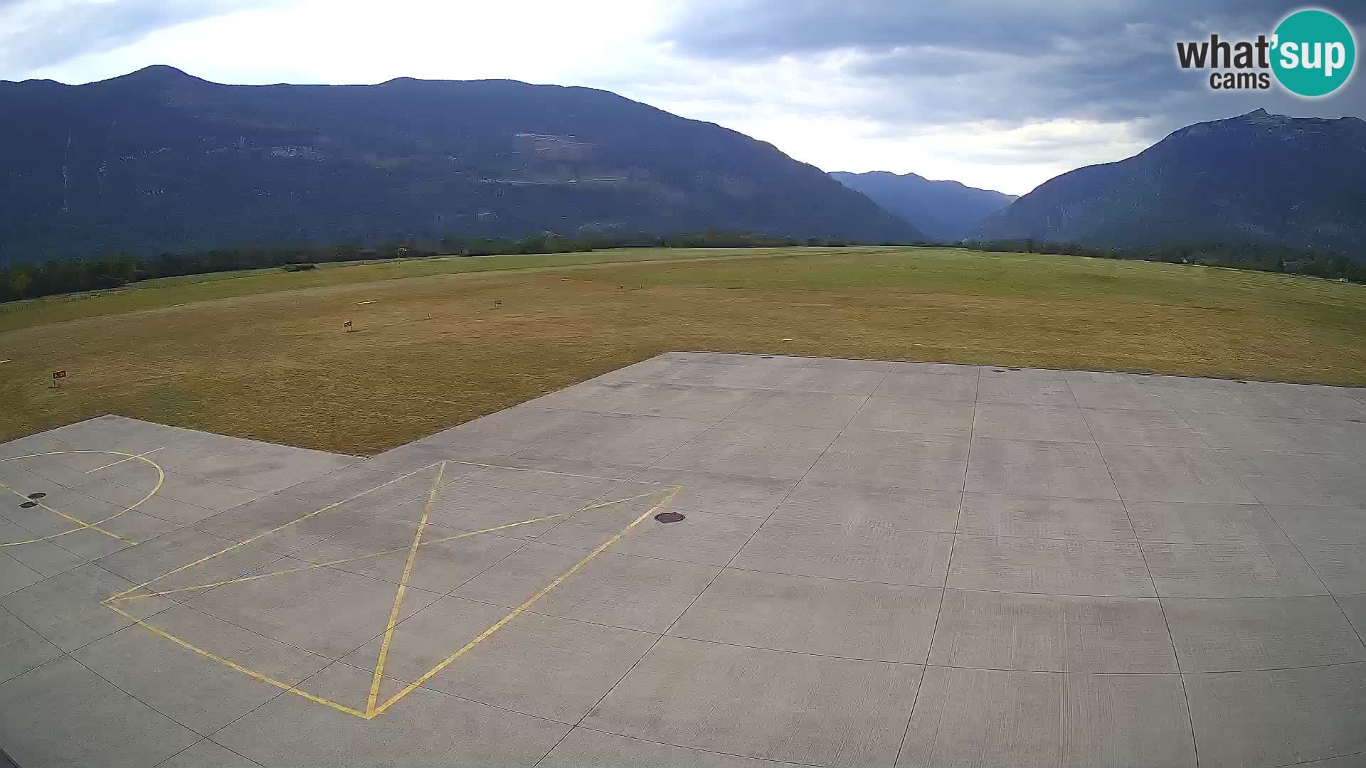 Webcam des Flughafens Bovec – Skydive Bovec
