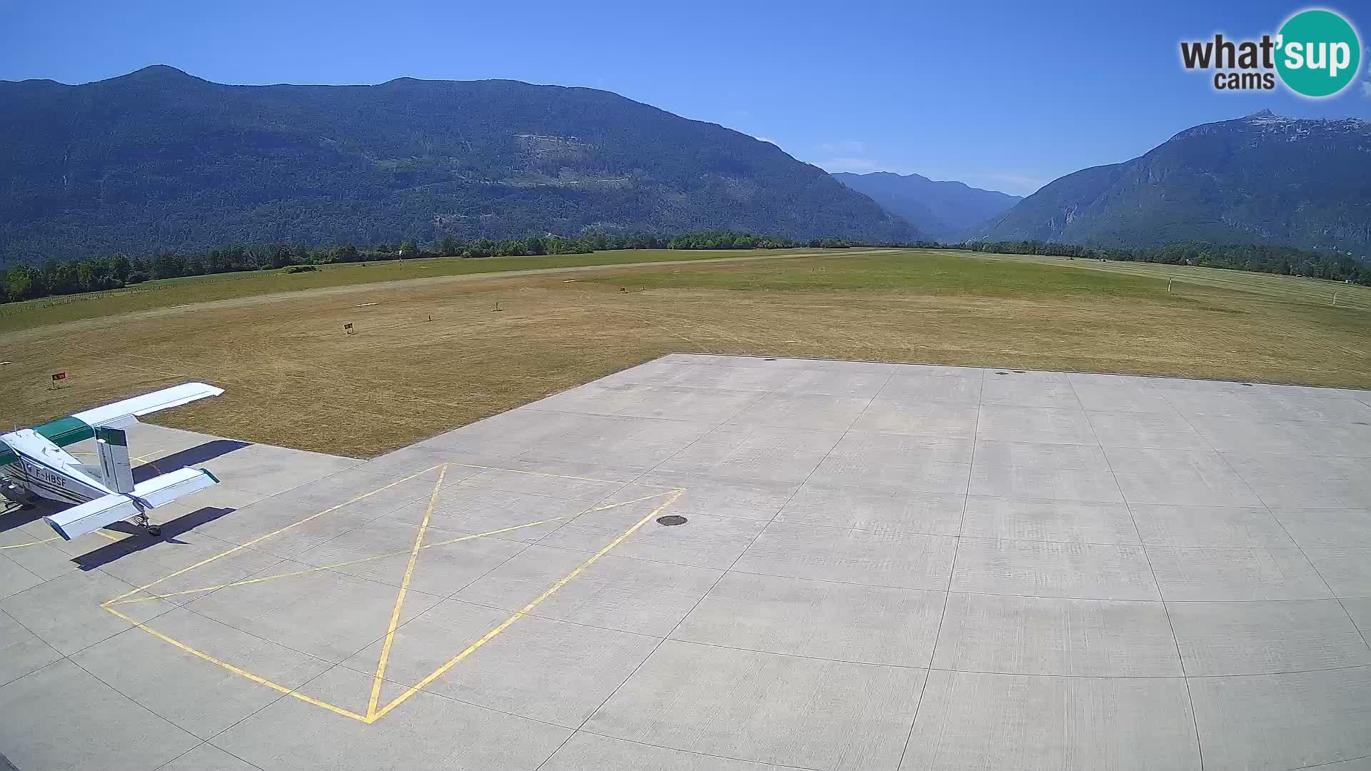 Webcam de l’aéroport de Bovec – Skydive Bovec