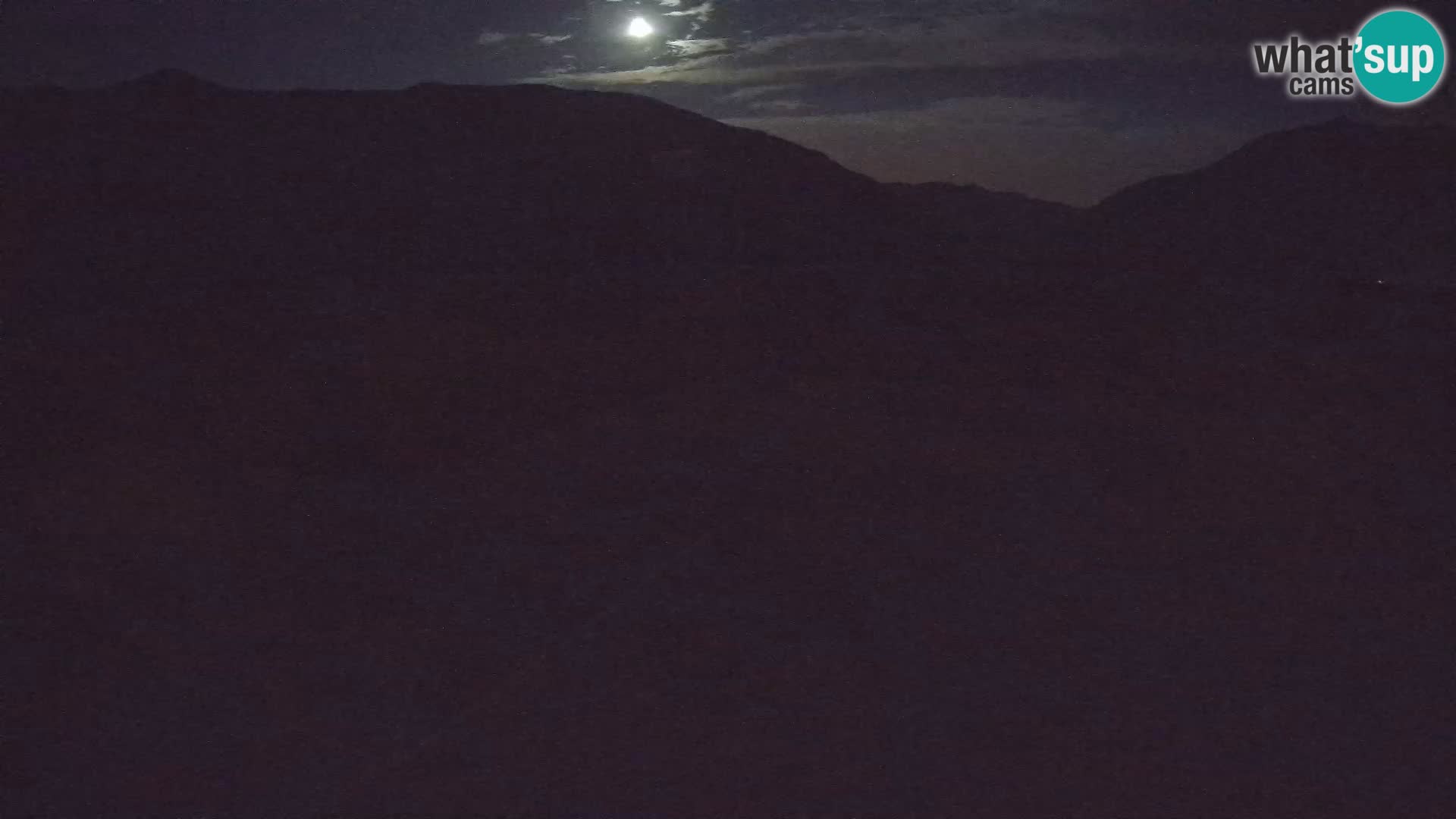 Webcam aereoporto di Bovec (Plezzo) – Vista verso il Kanin