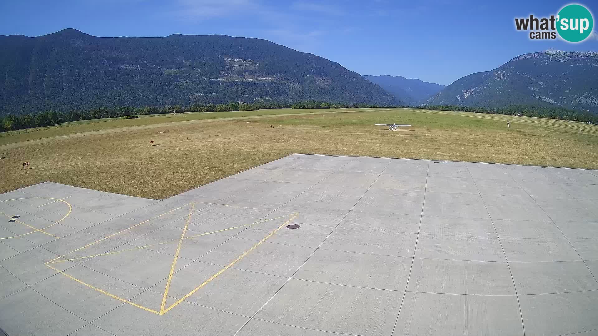 Webcam de l’aéroport de Bovec – Skydive Bovec