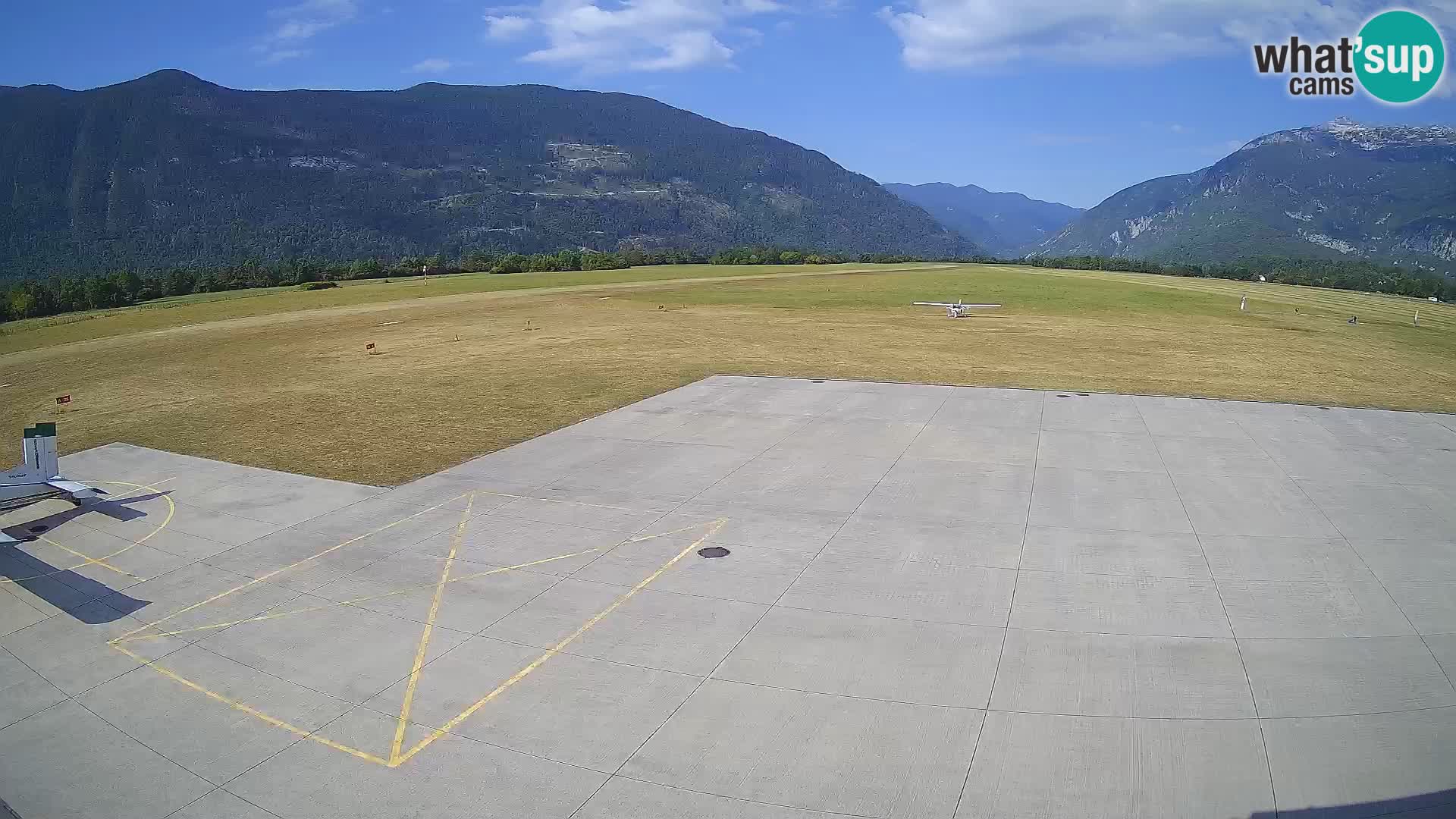 Webcam de l’aéroport de Bovec – Skydive Bovec