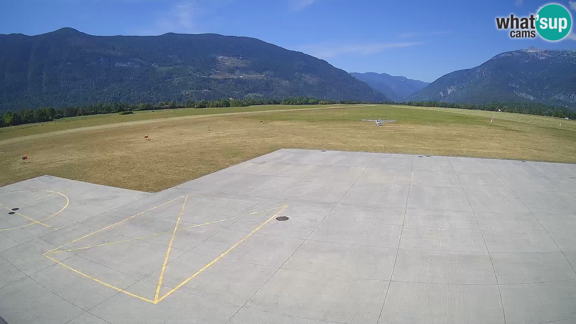 Webcam de l’aéroport de Bovec – Skydive Bovec