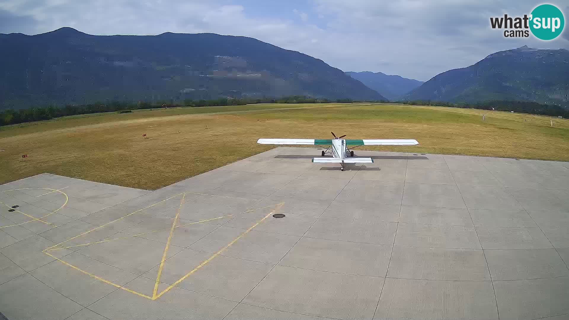 Live-Webcam Flughafen Bovec – Blick auf Kanin