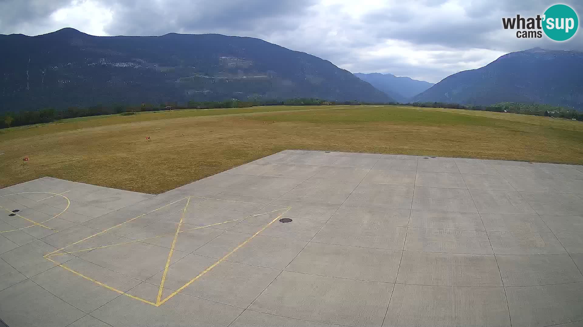 Webcam des Flughafens Bovec – Skydive Bovec