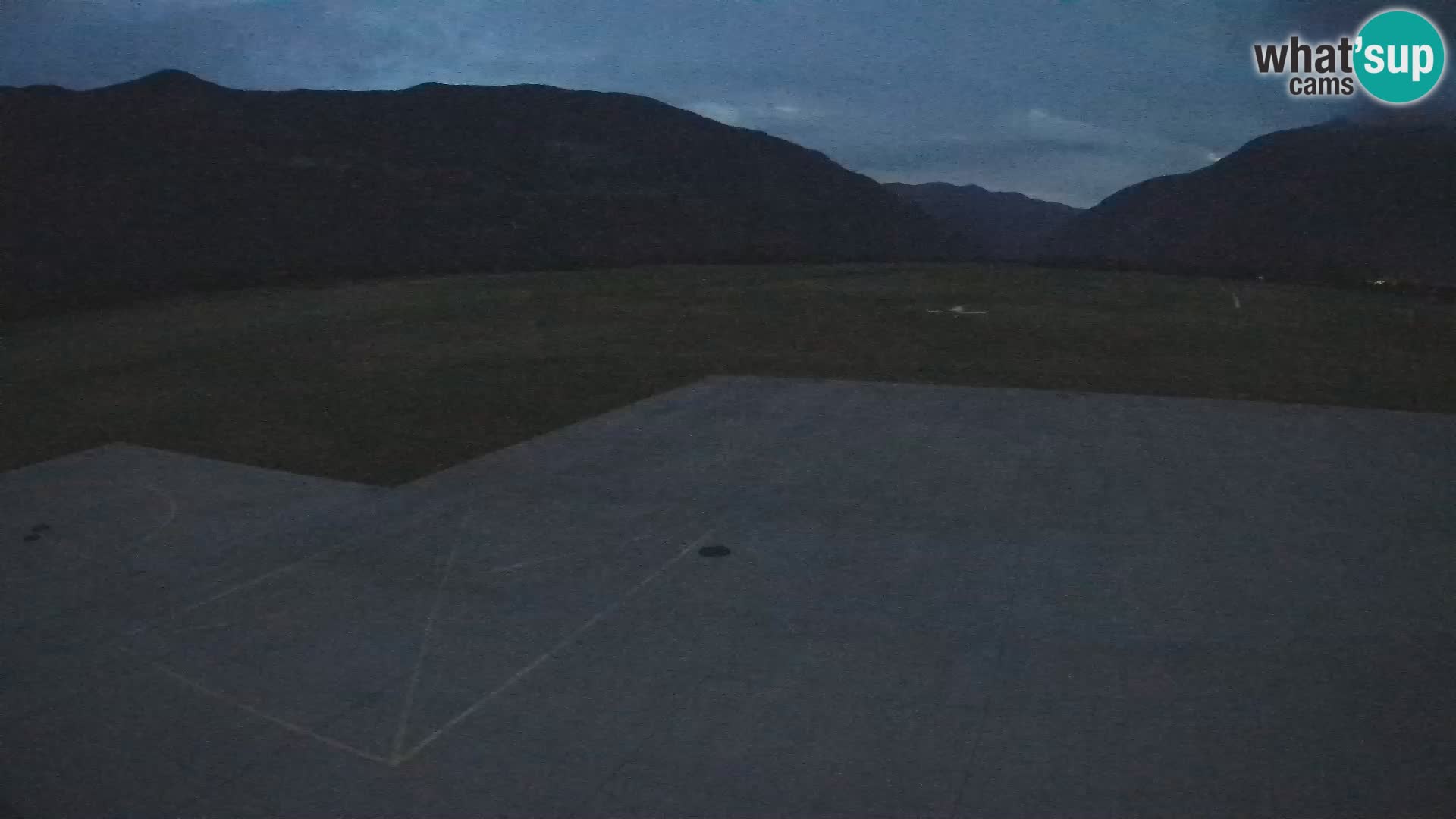 Live-Webcam Flughafen Bovec – Blick auf Kanin