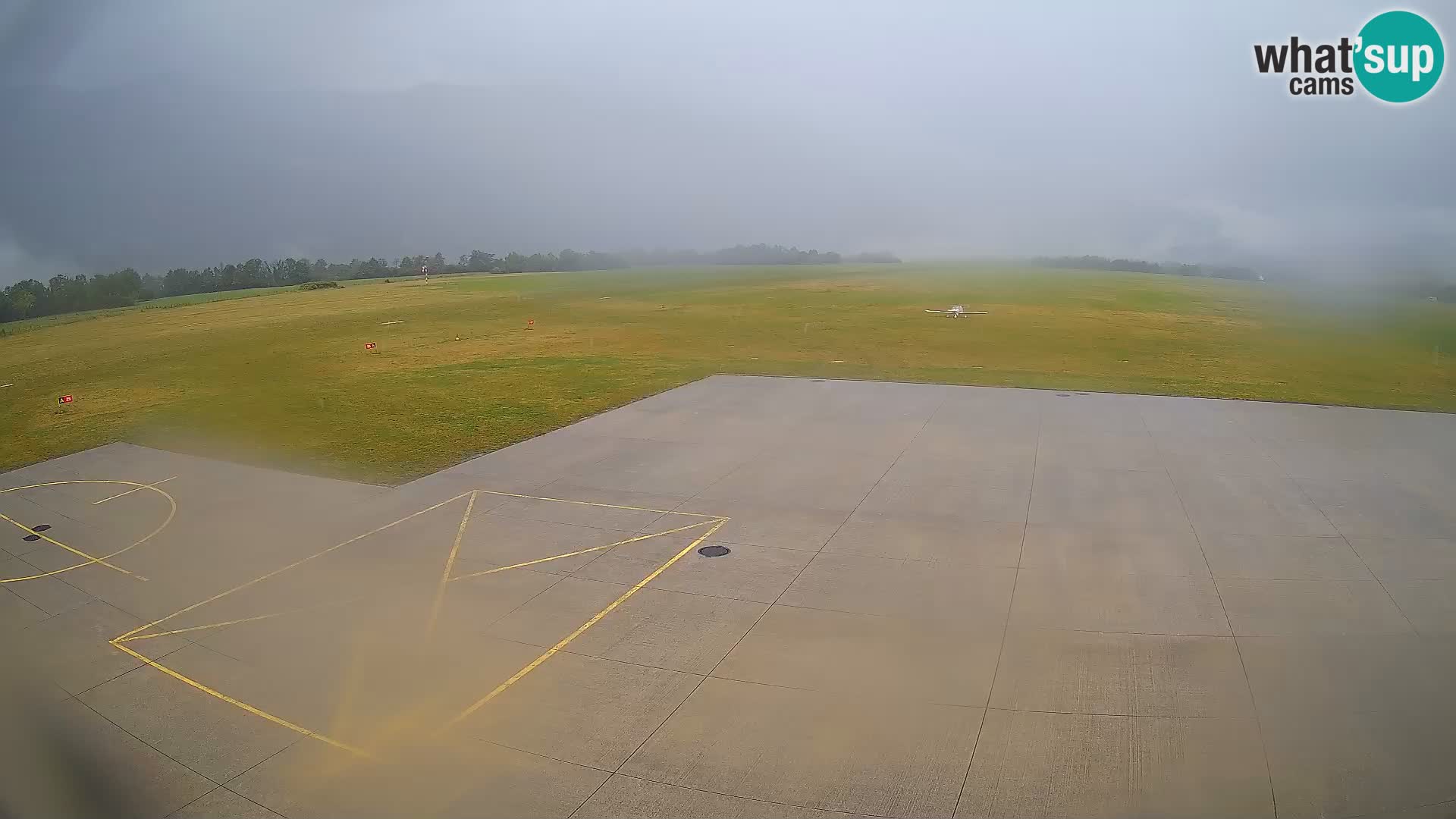 Live-Webcam Flughafen Bovec – Blick auf Kanin