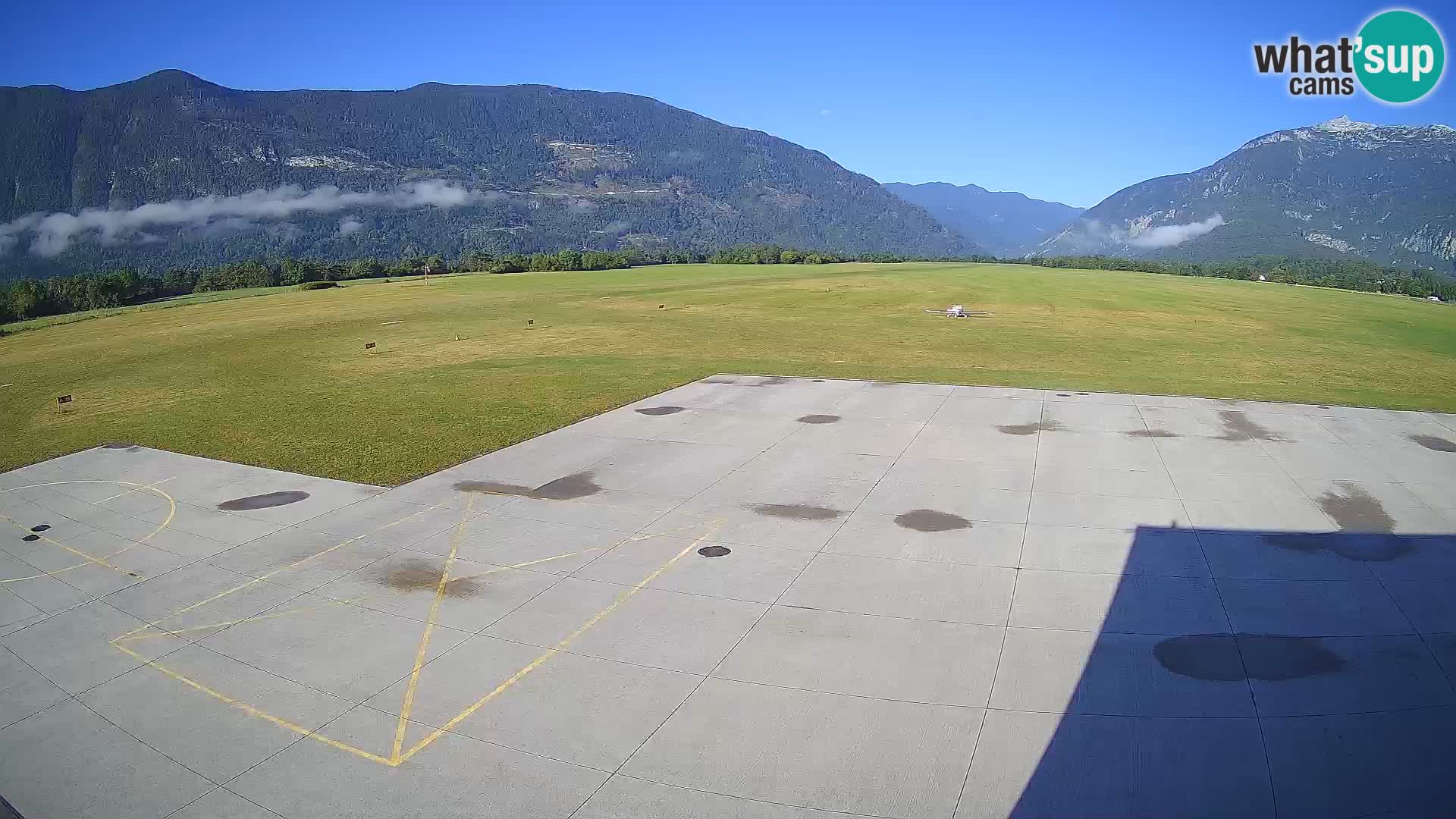 Cámara web del aeropuerto de Bovec – Skydive Bovec