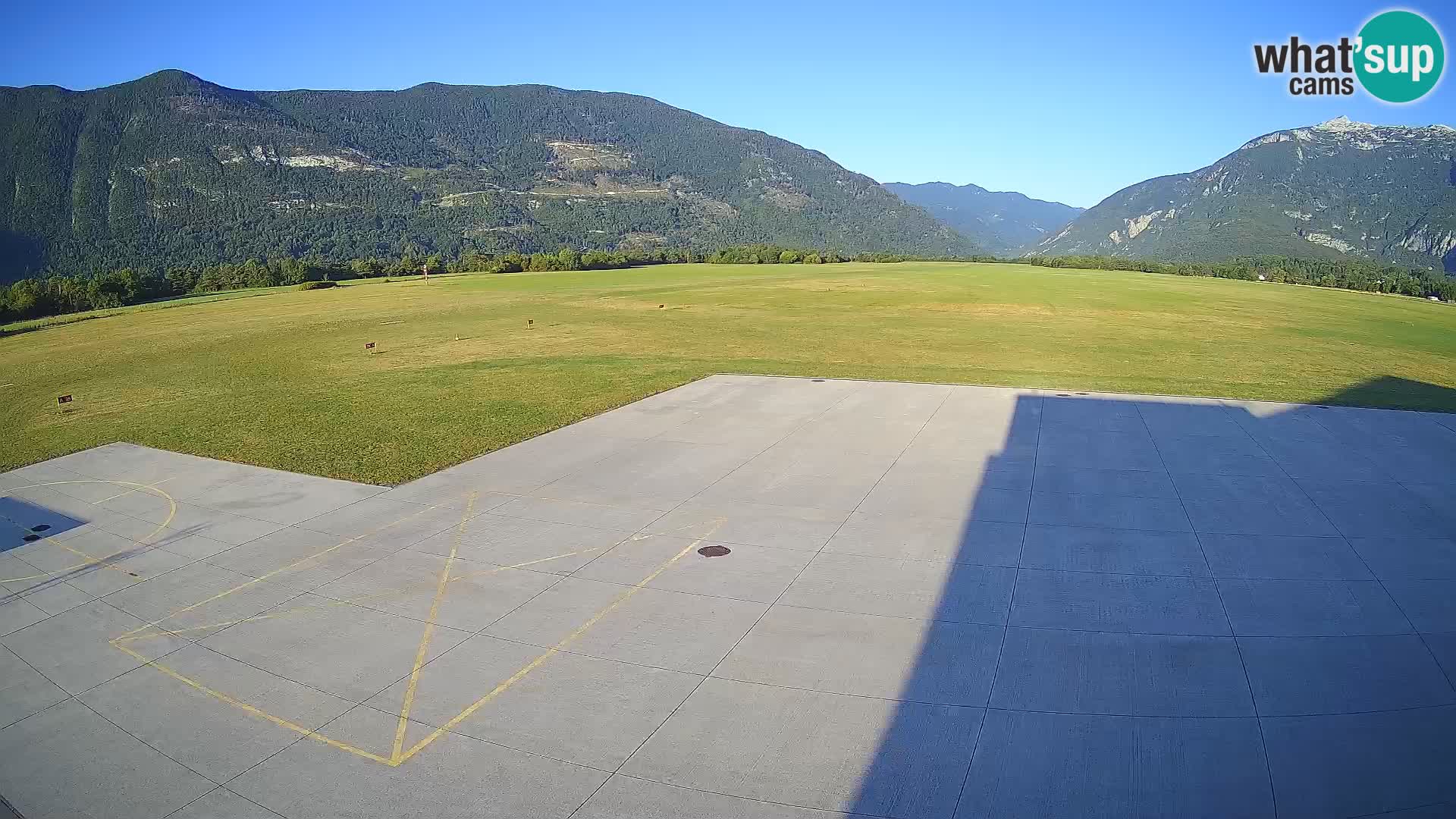 Cámara web del aeropuerto de Bovec – Skydive Bovec