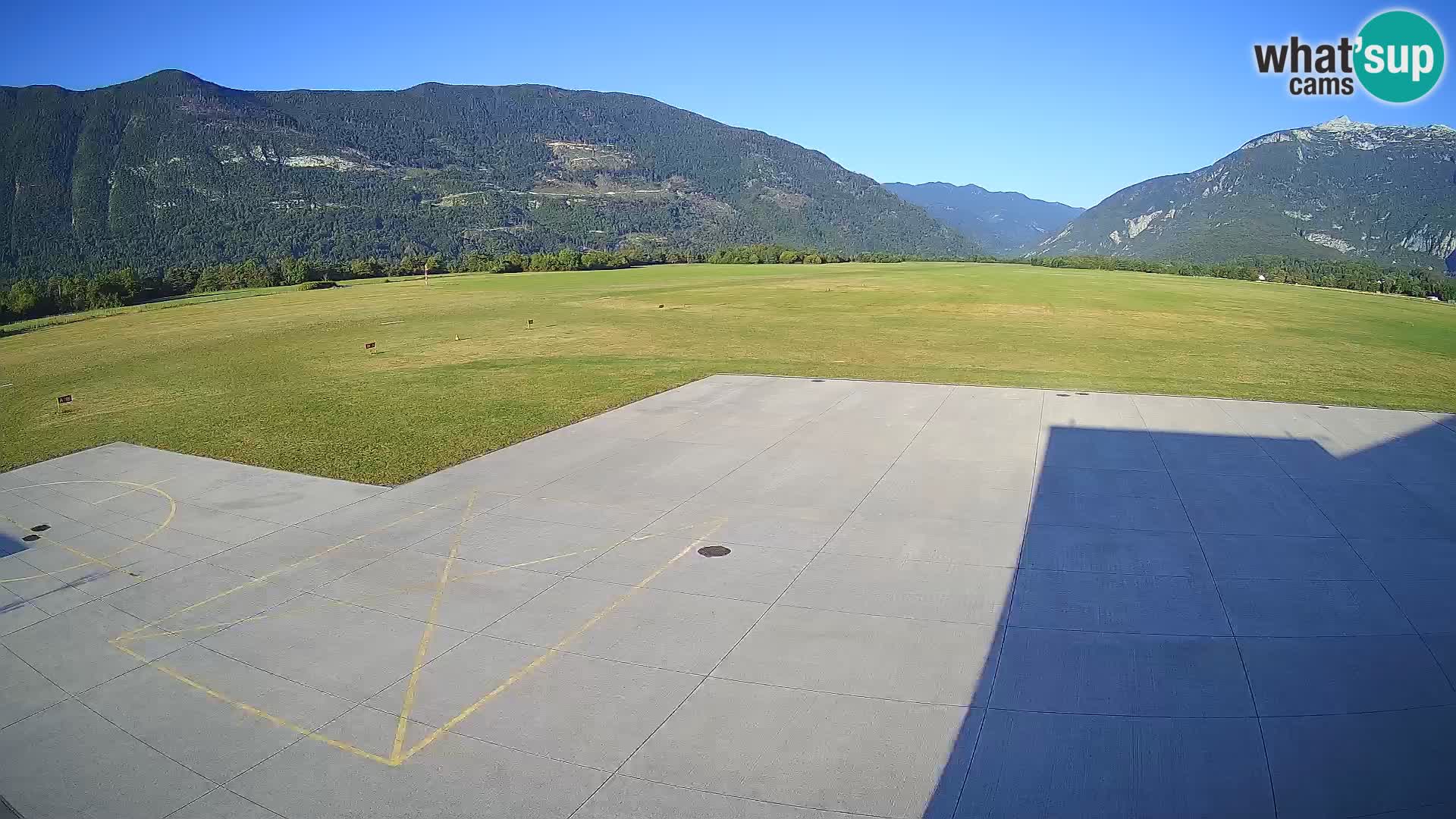 Cámara web del aeropuerto de Bovec – Skydive Bovec