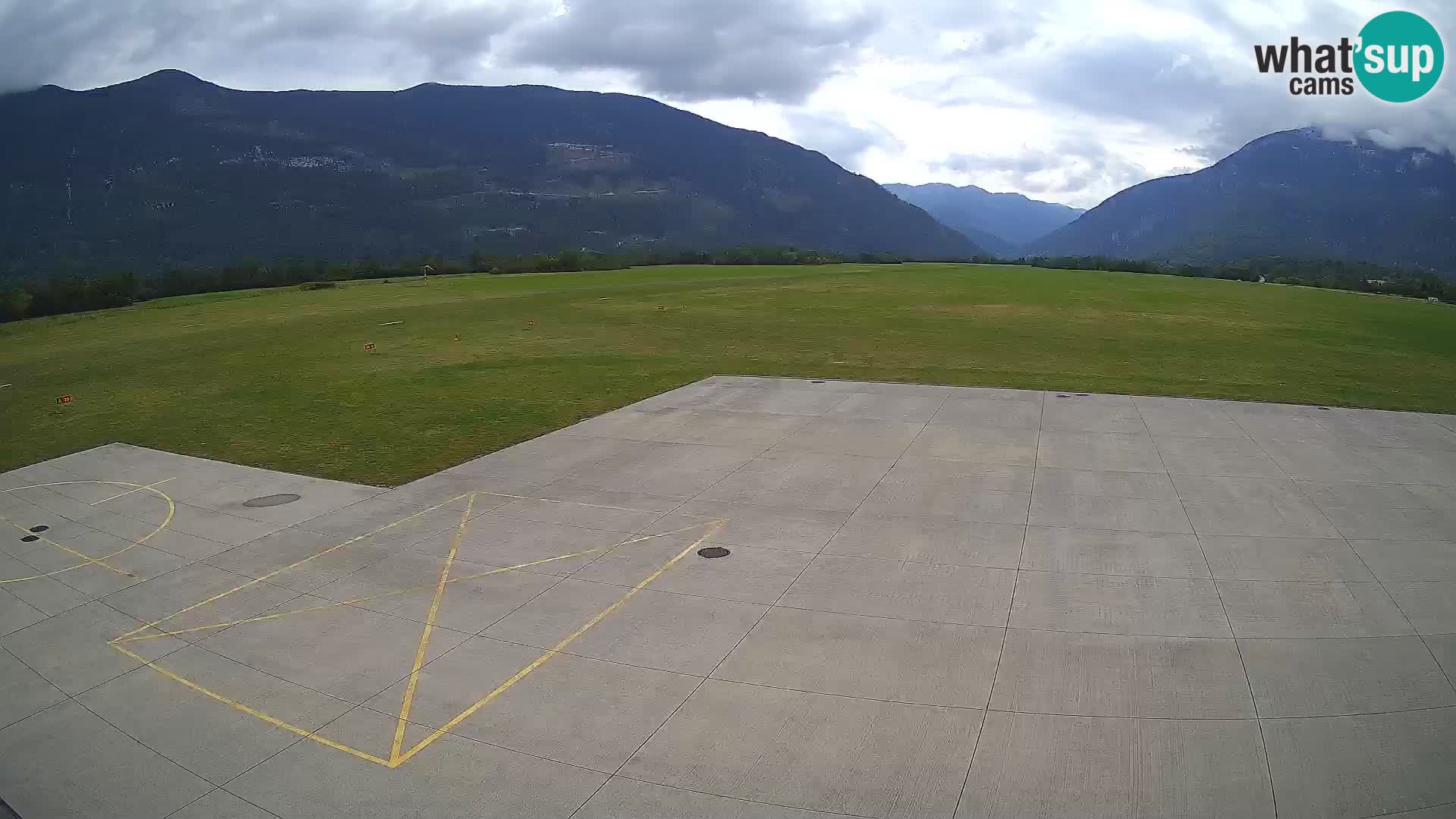 Live-Webcam Flughafen Bovec – Blick auf Kanin