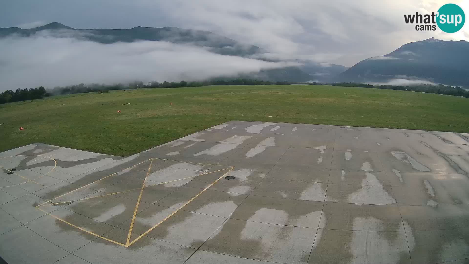 Webcam de l’aéroport de Bovec – Skydive Bovec