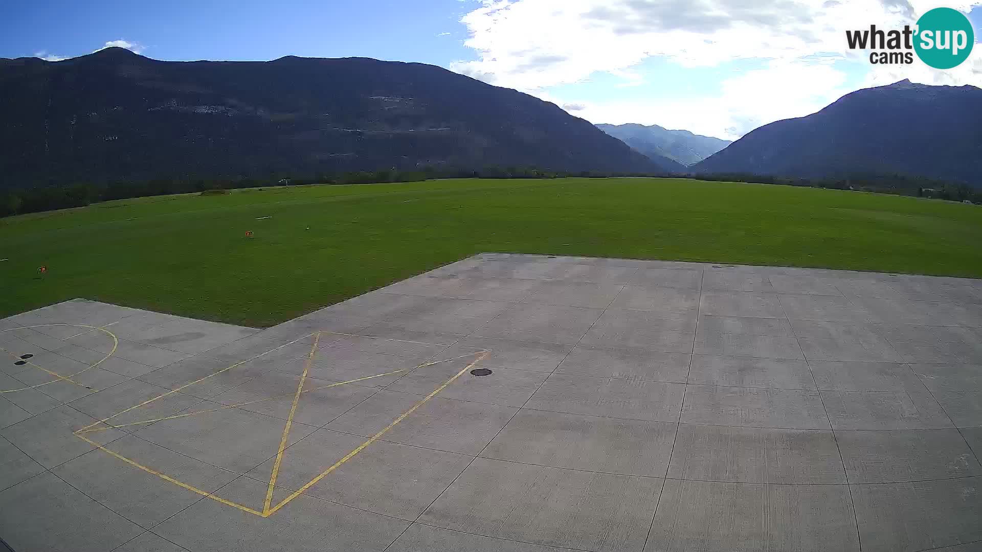 Live-Webcam Flughafen Bovec – Blick auf Kanin