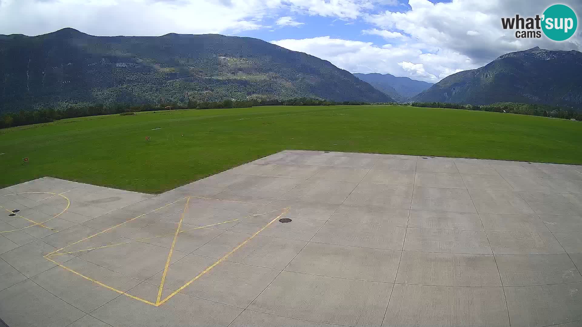 Webcam de l’aéroport de Bovec – Skydive Bovec