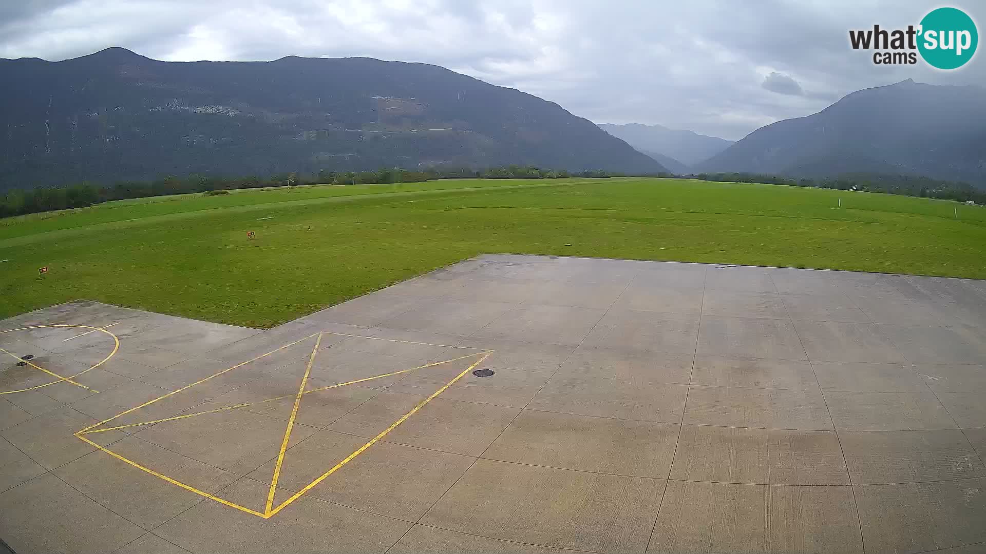 Webcam des Flughafens Bovec – Skydive Bovec