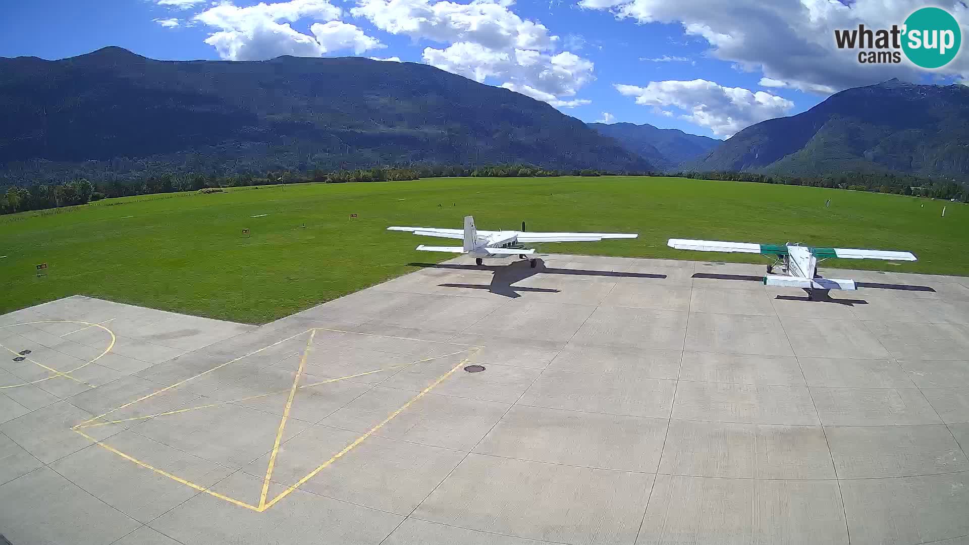 Cámara web del aeropuerto de Bovec – Skydive Bovec