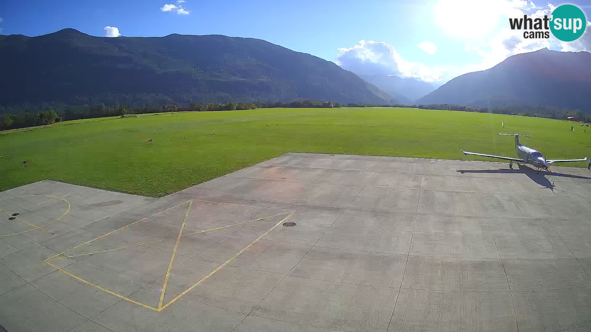 Cámara web del aeropuerto de Bovec – Skydive Bovec