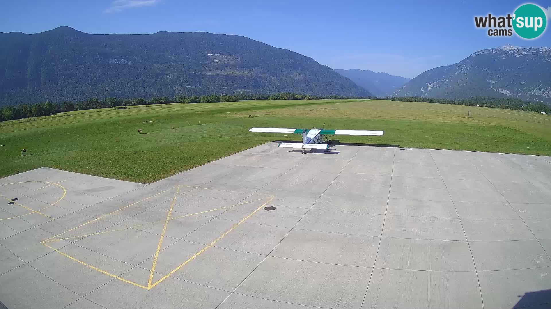 Cámara web del aeropuerto de Bovec – Skydive Bovec