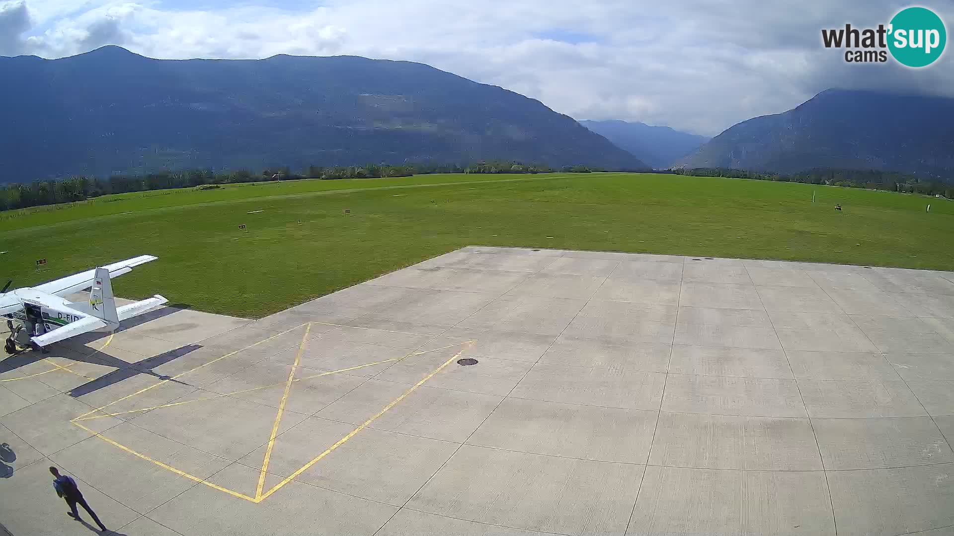 Webcam de l’aéroport de Bovec – Skydive Bovec