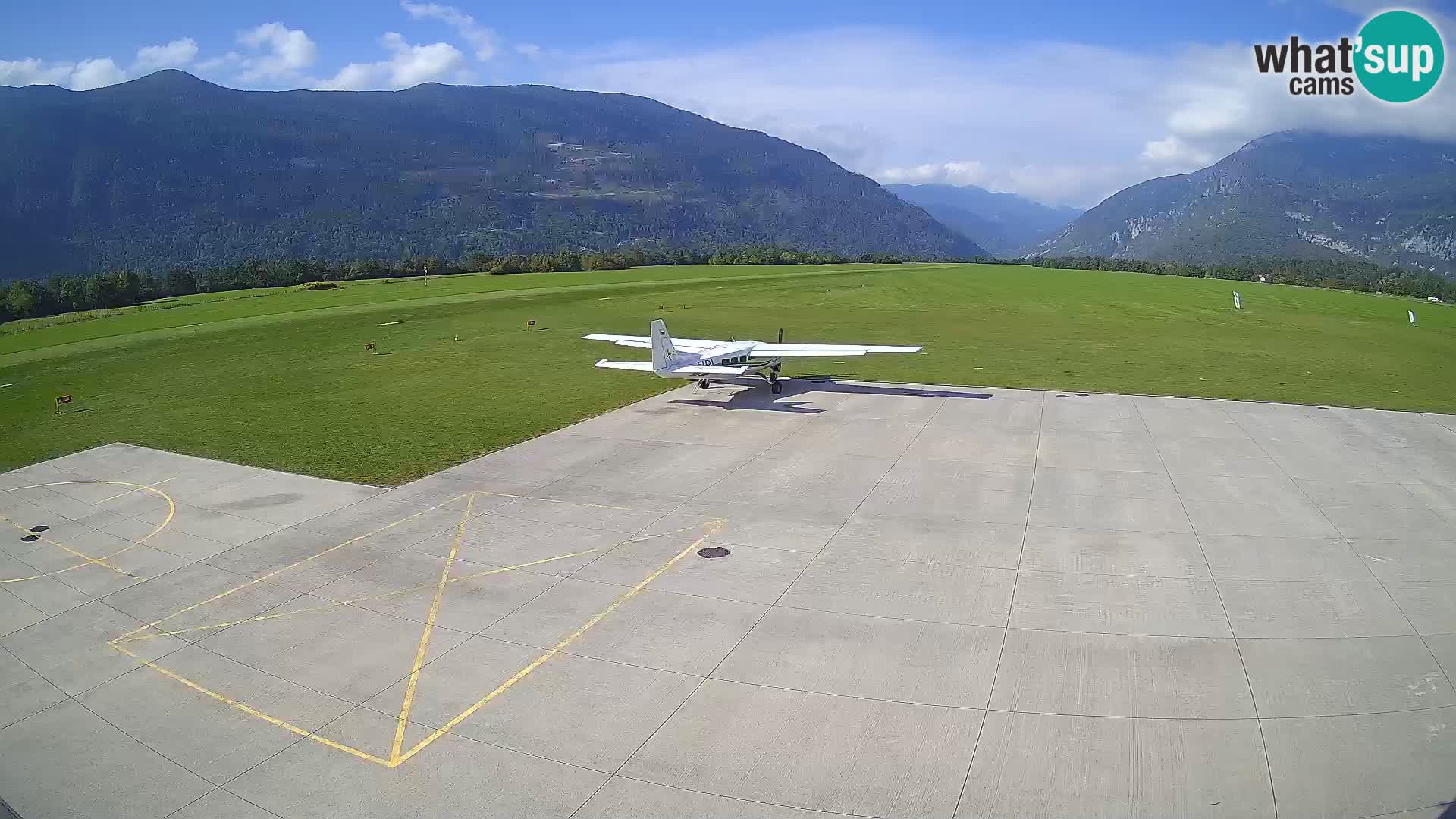 Cámara web del aeropuerto de Bovec – Skydive Bovec