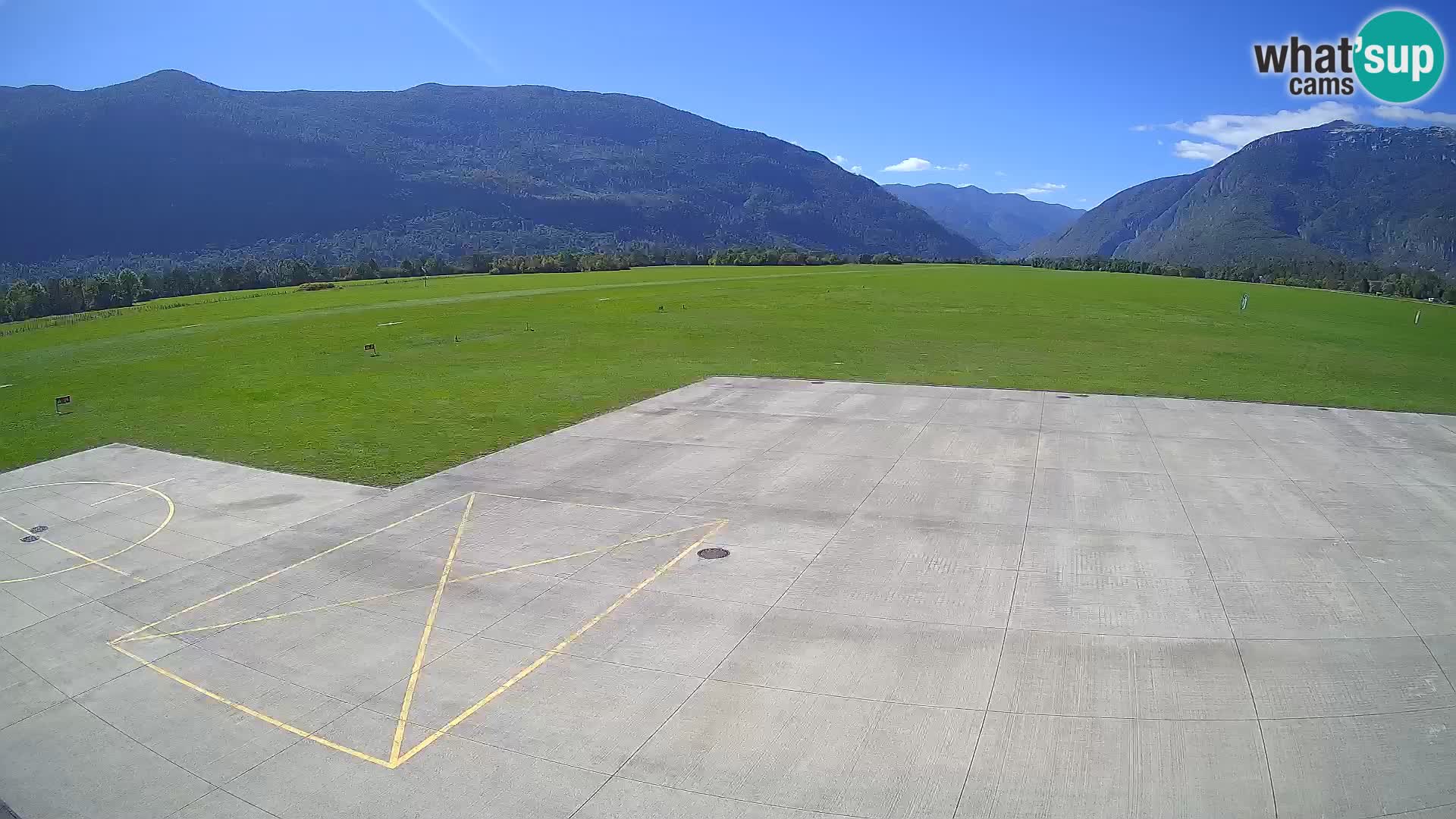 Cámara web del aeropuerto de Bovec – Skydive Bovec