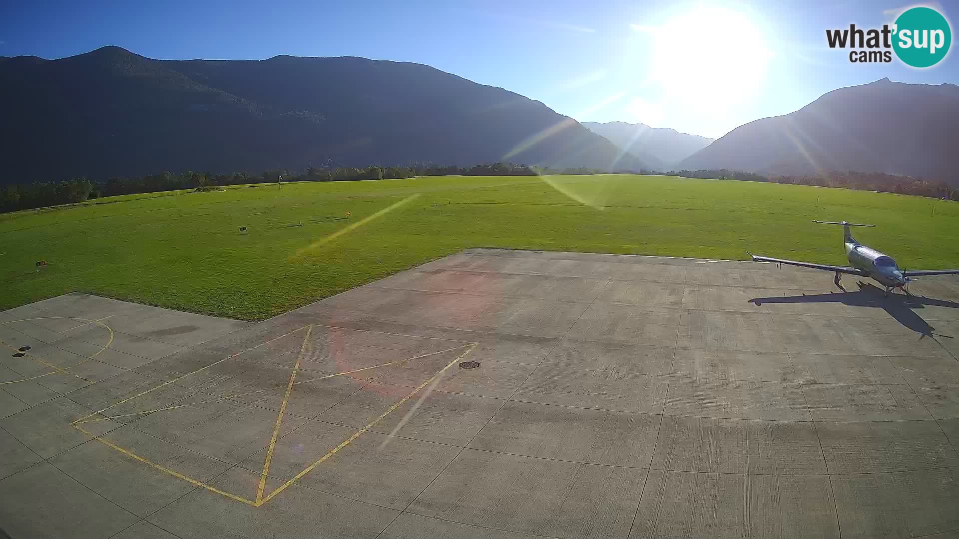 Cámara web del aeropuerto de Bovec – Skydive Bovec