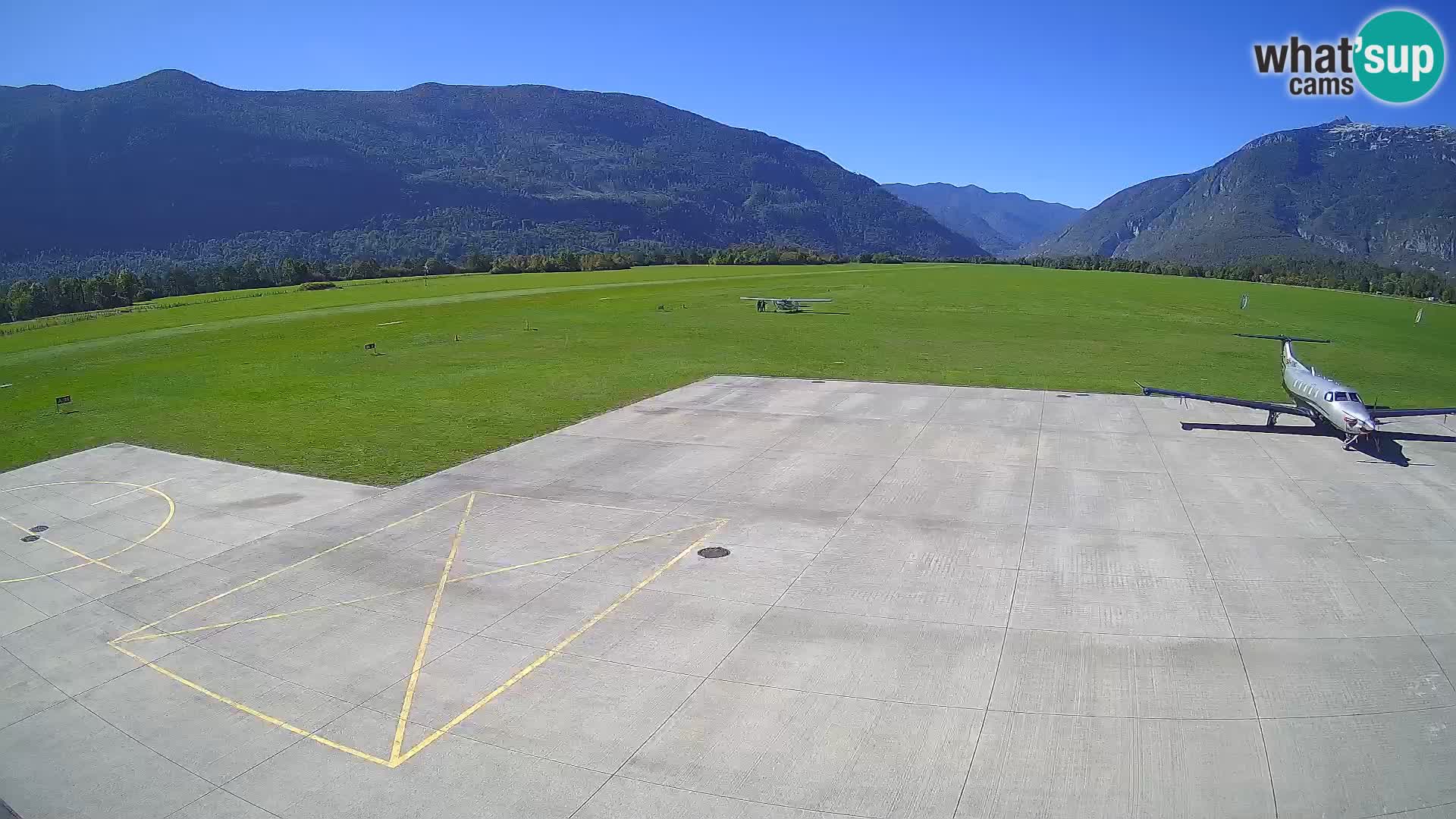 Cámara web del aeropuerto de Bovec – Skydive Bovec