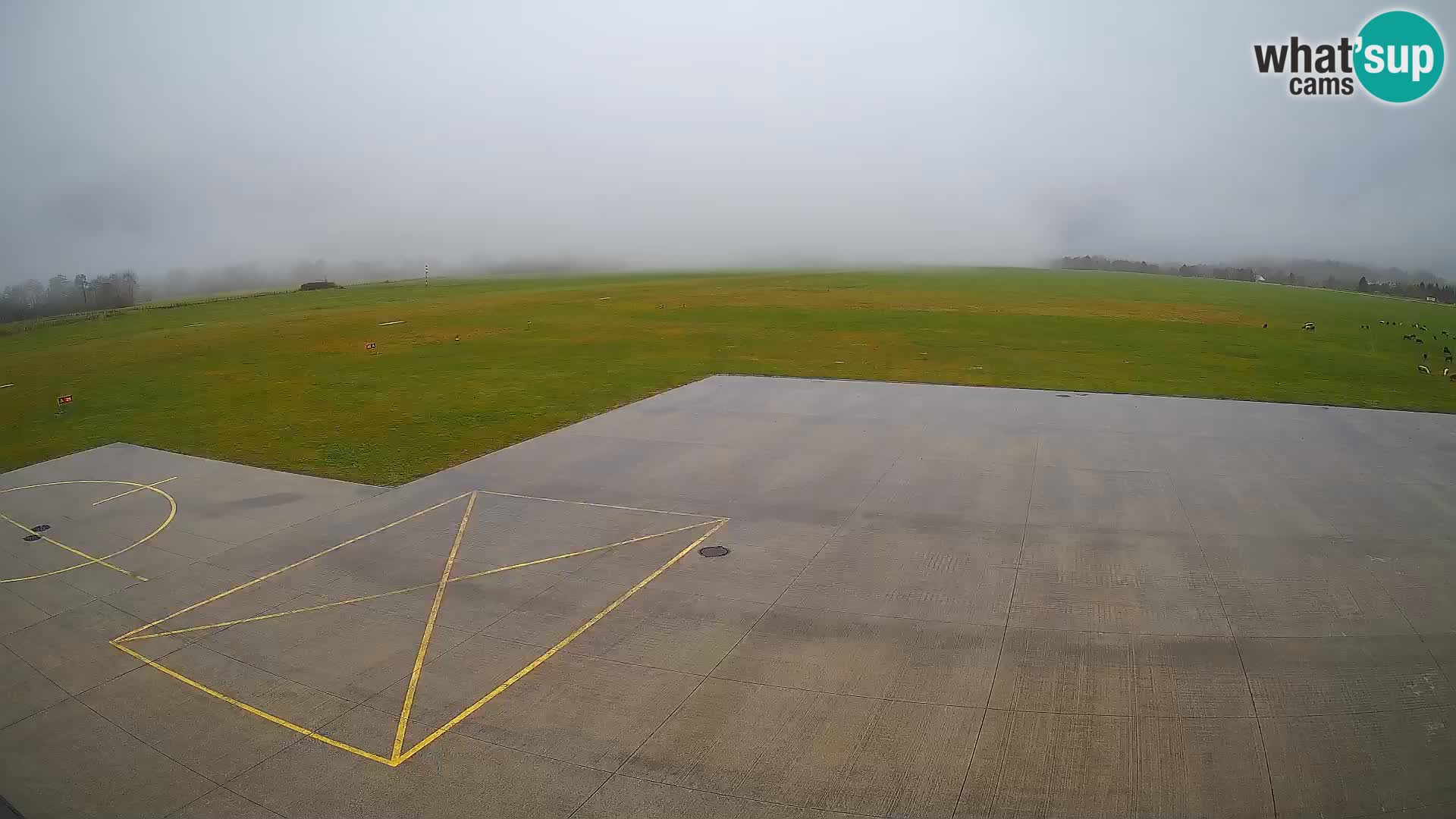 Webcam des Flughafens Bovec – Skydive Bovec