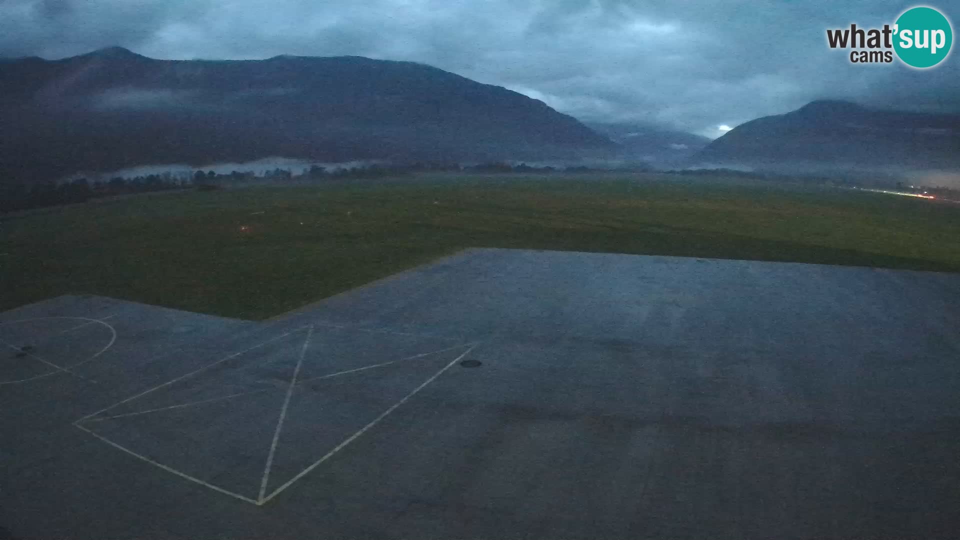 Webcam des Flughafens Bovec – Skydive Bovec