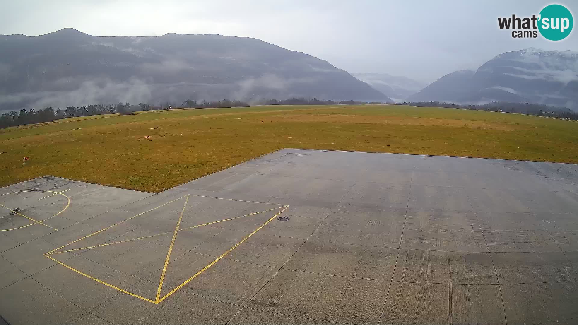 Webcam des Flughafens Bovec – Skydive Bovec