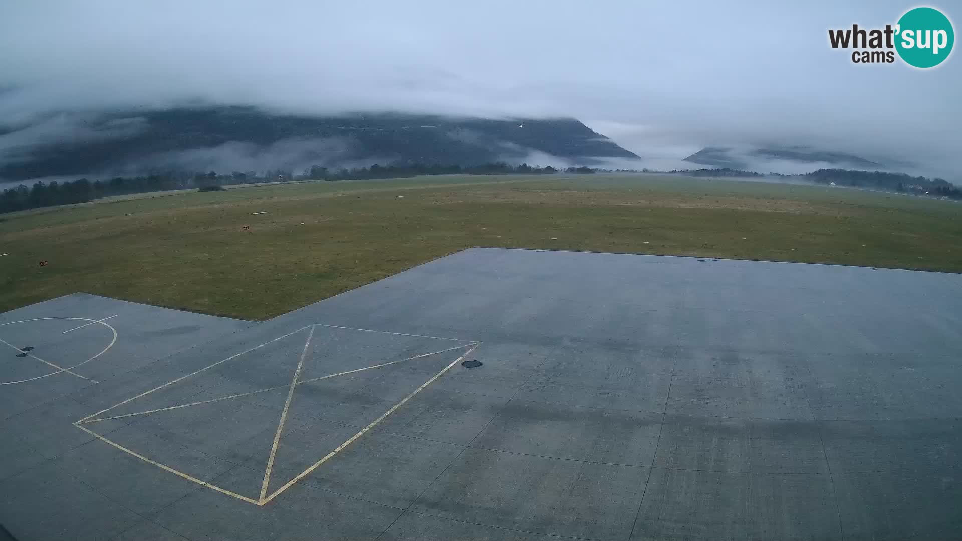 Webcam des Flughafens Bovec – Skydive Bovec