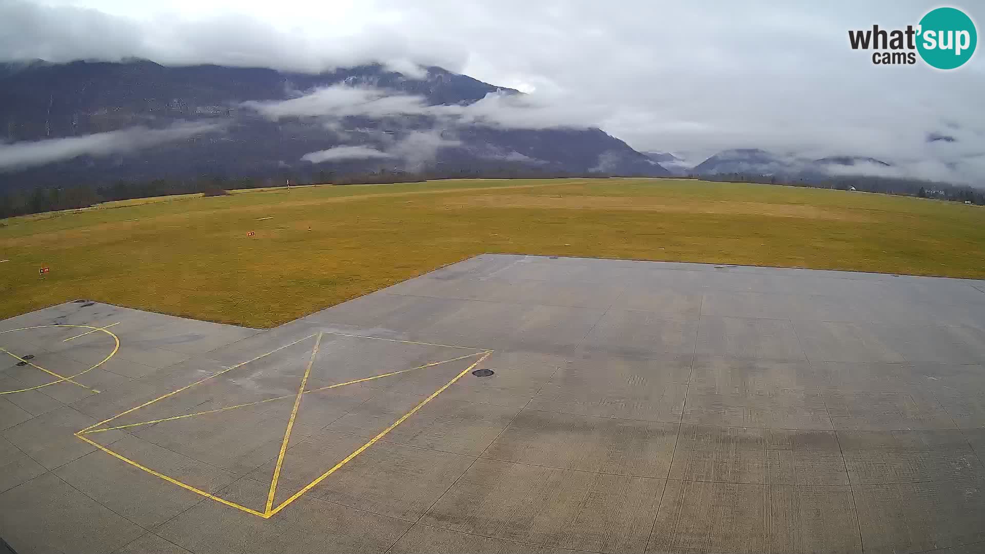 Webcam des Flughafens Bovec – Skydive Bovec