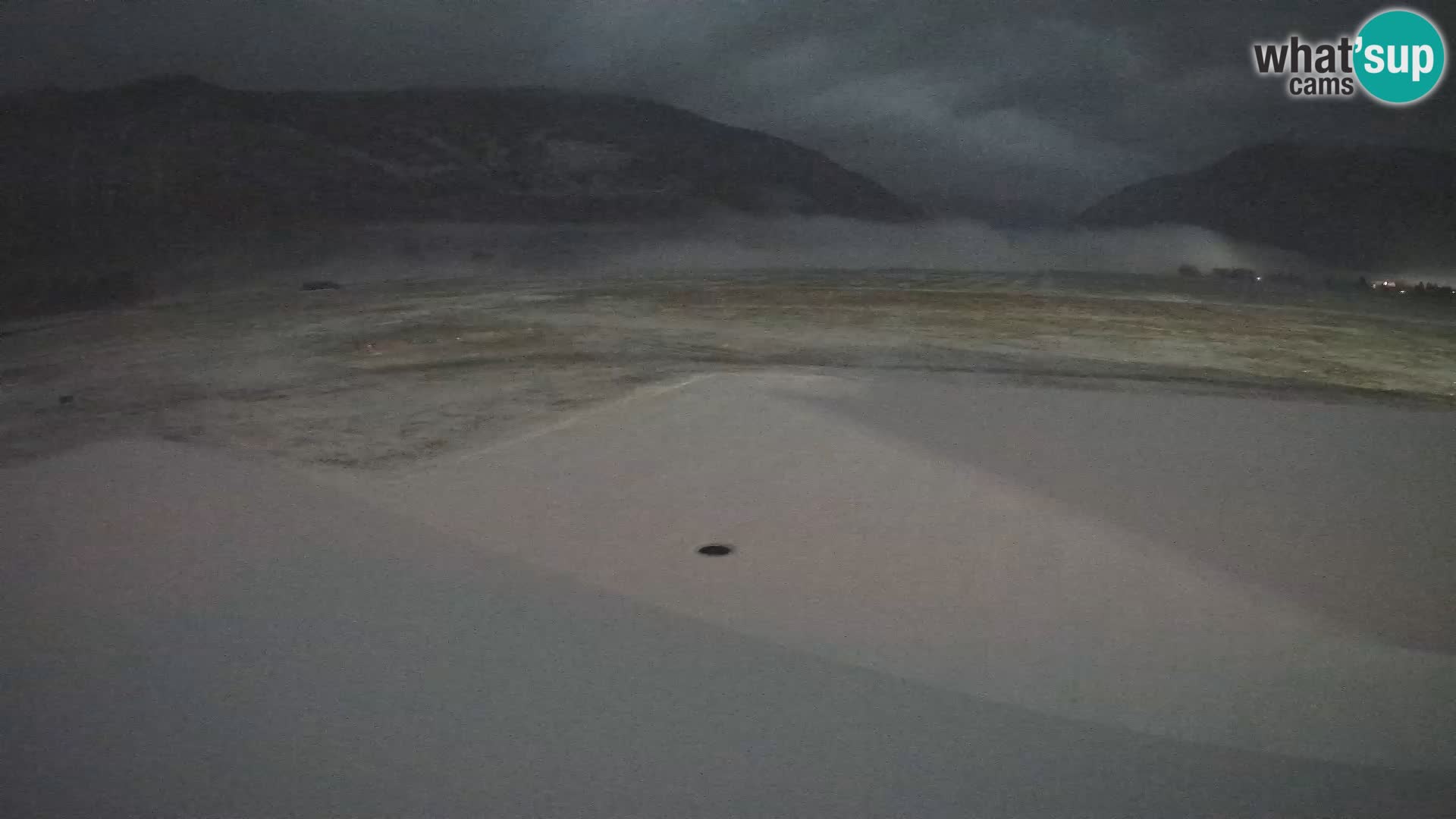 Webcam aereoporto di Bovec (Plezzo) – Vista verso il Kanin