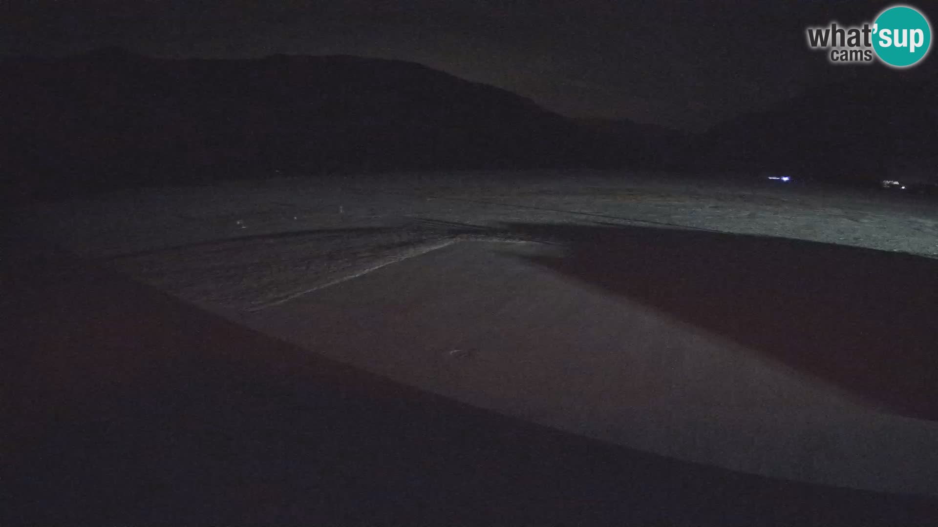 Webcam aereoporto di Bovec (Plezzo) – Vista verso il Kanin