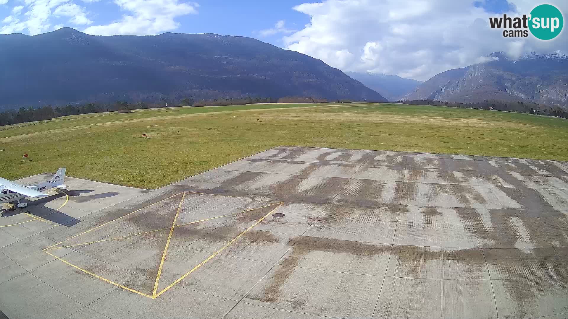 Webcam de l’aéroport de Bovec – Skydive Bovec