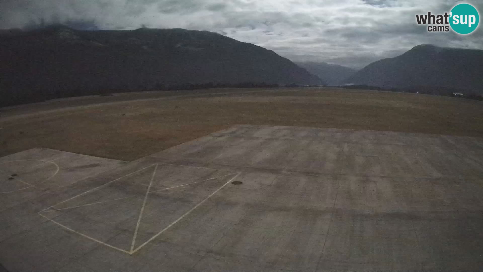 Webcam des Flughafens Bovec – Skydive Bovec