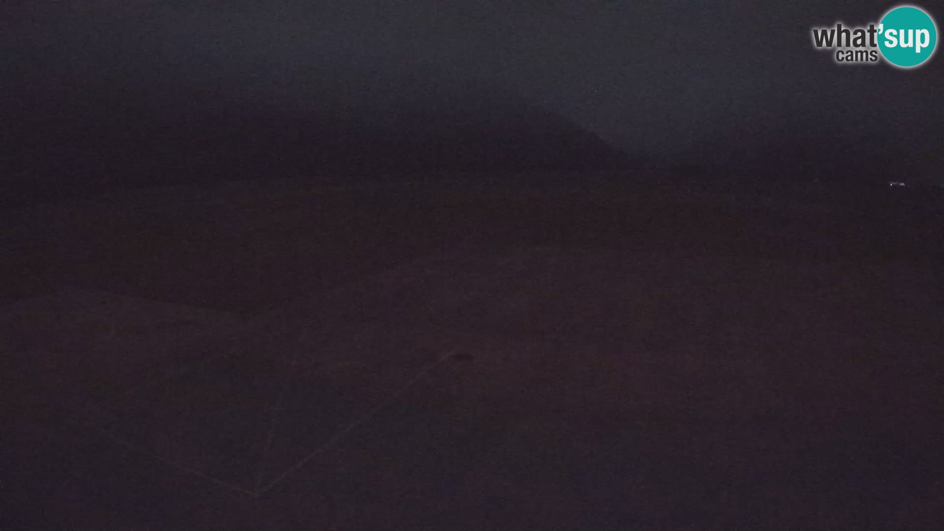 Webcam aereoporto di Bovec (Plezzo) – Vista verso il Kanin