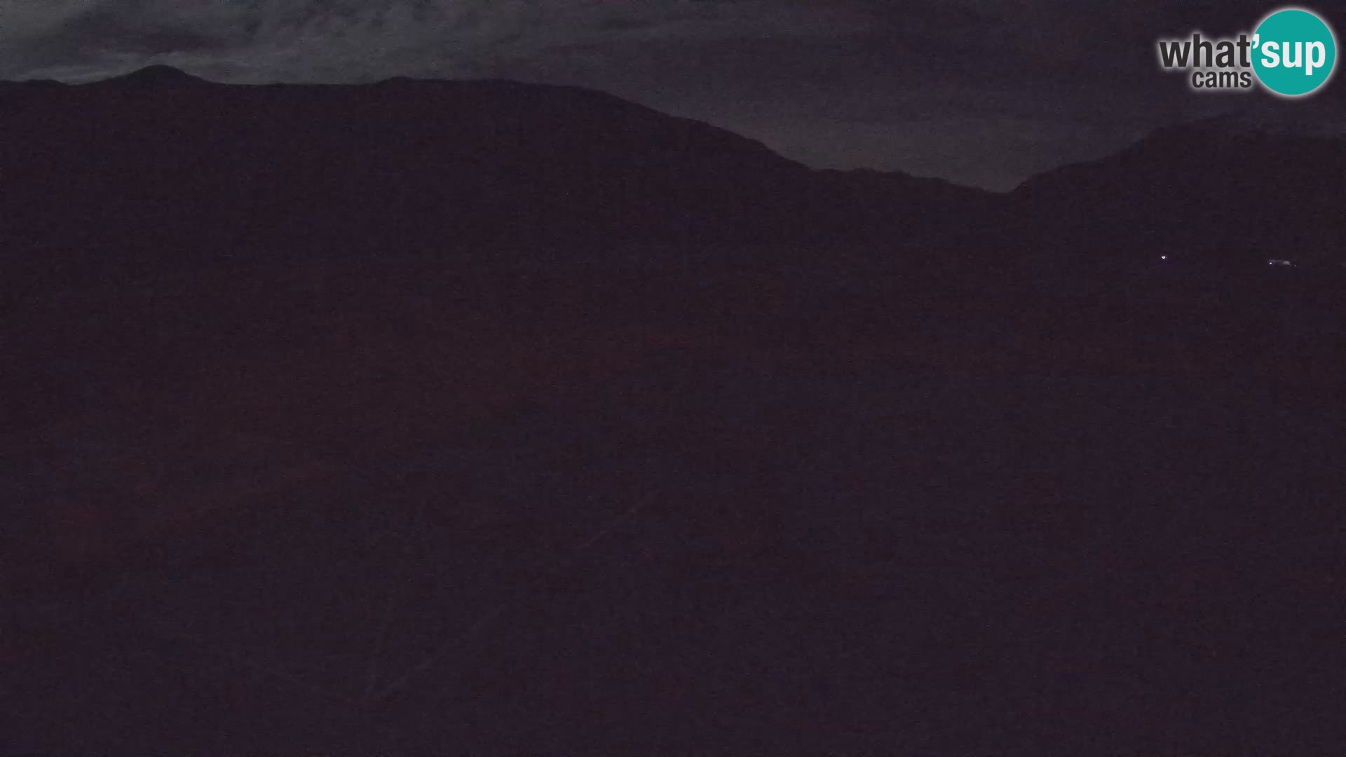 Webcam aereoporto di Bovec (Plezzo) – Vista verso il Kanin