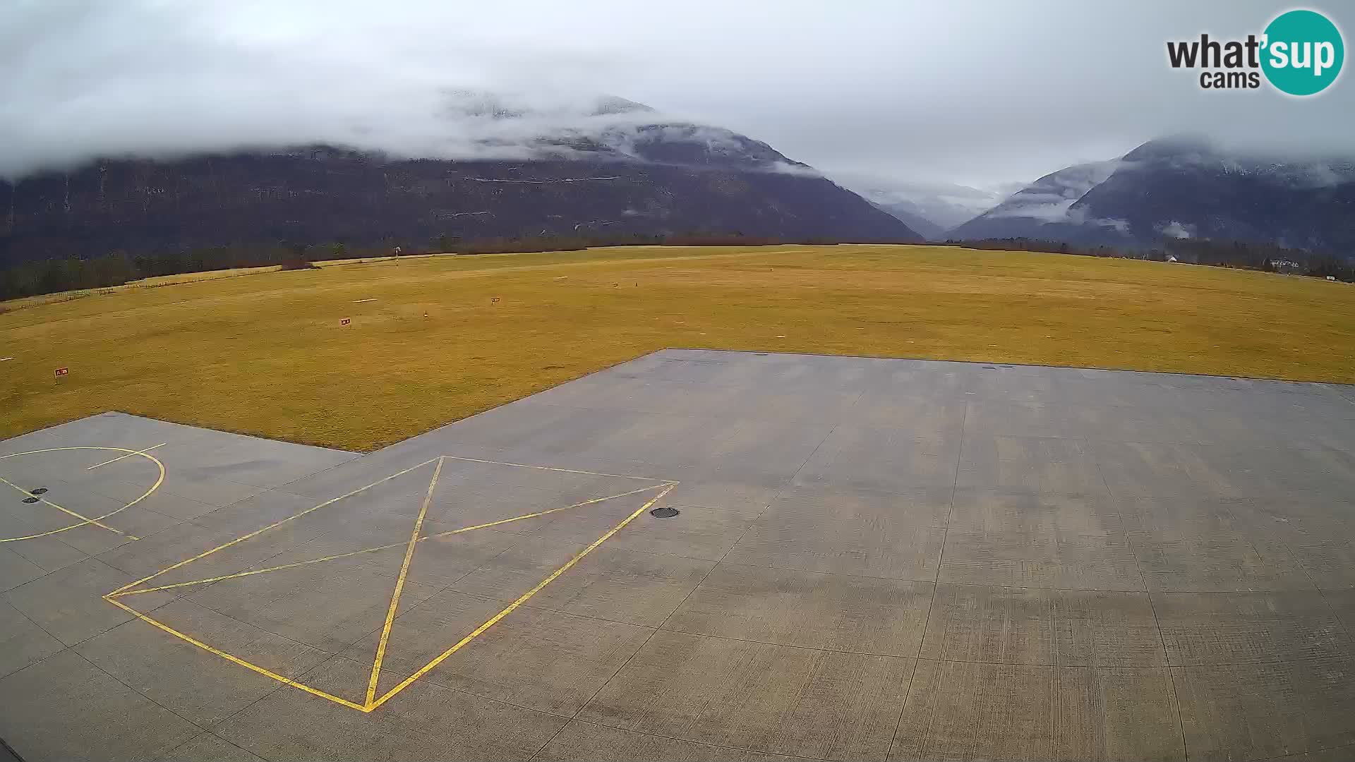 Webcam des Flughafens Bovec – Skydive Bovec