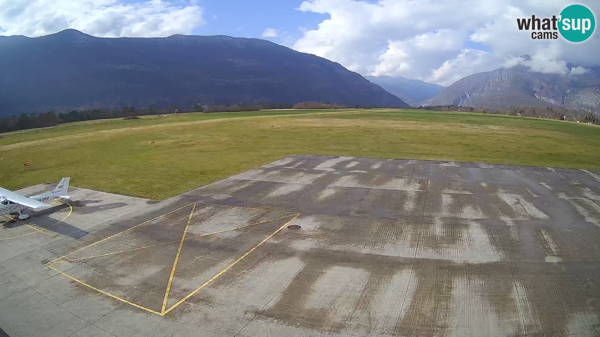 Cámara web del aeropuerto de Bovec – Skydive Bovec
